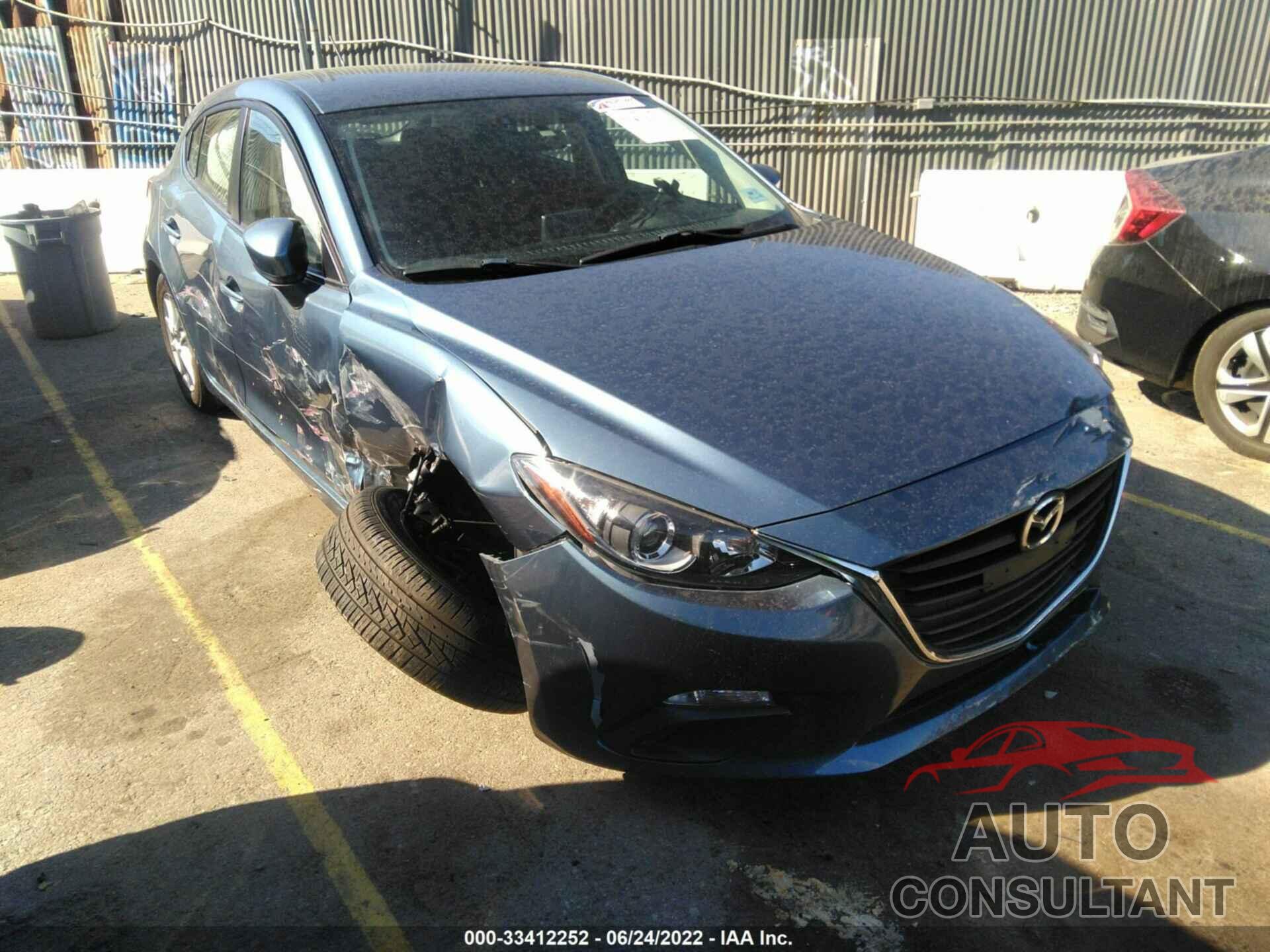 MAZDA MAZDA3 2016 - JM1BM1K7XG1334618