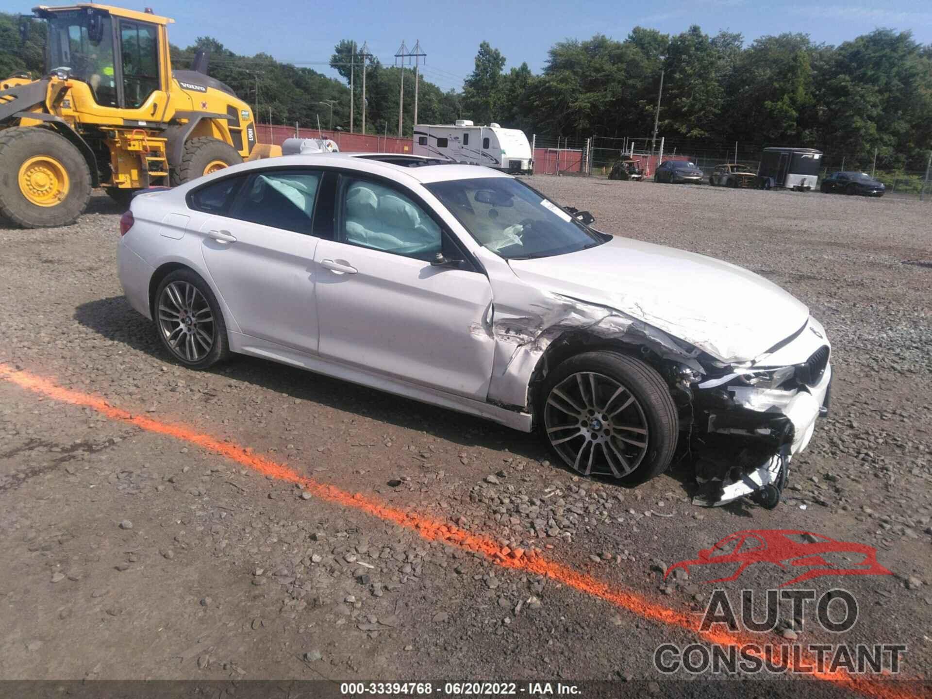 BMW 4 SERIES 2017 - WBA4F9C30HG813199