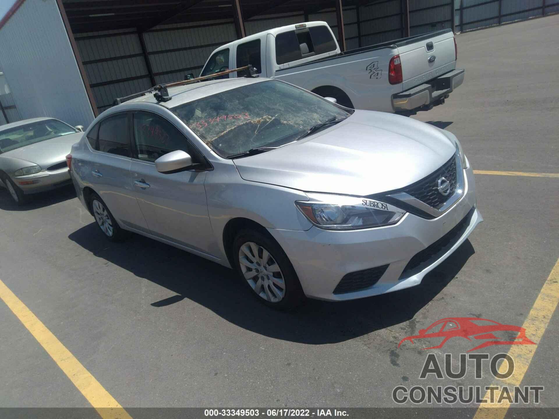 NISSAN SENTRA 2016 - 3N1AB7APXGY245281