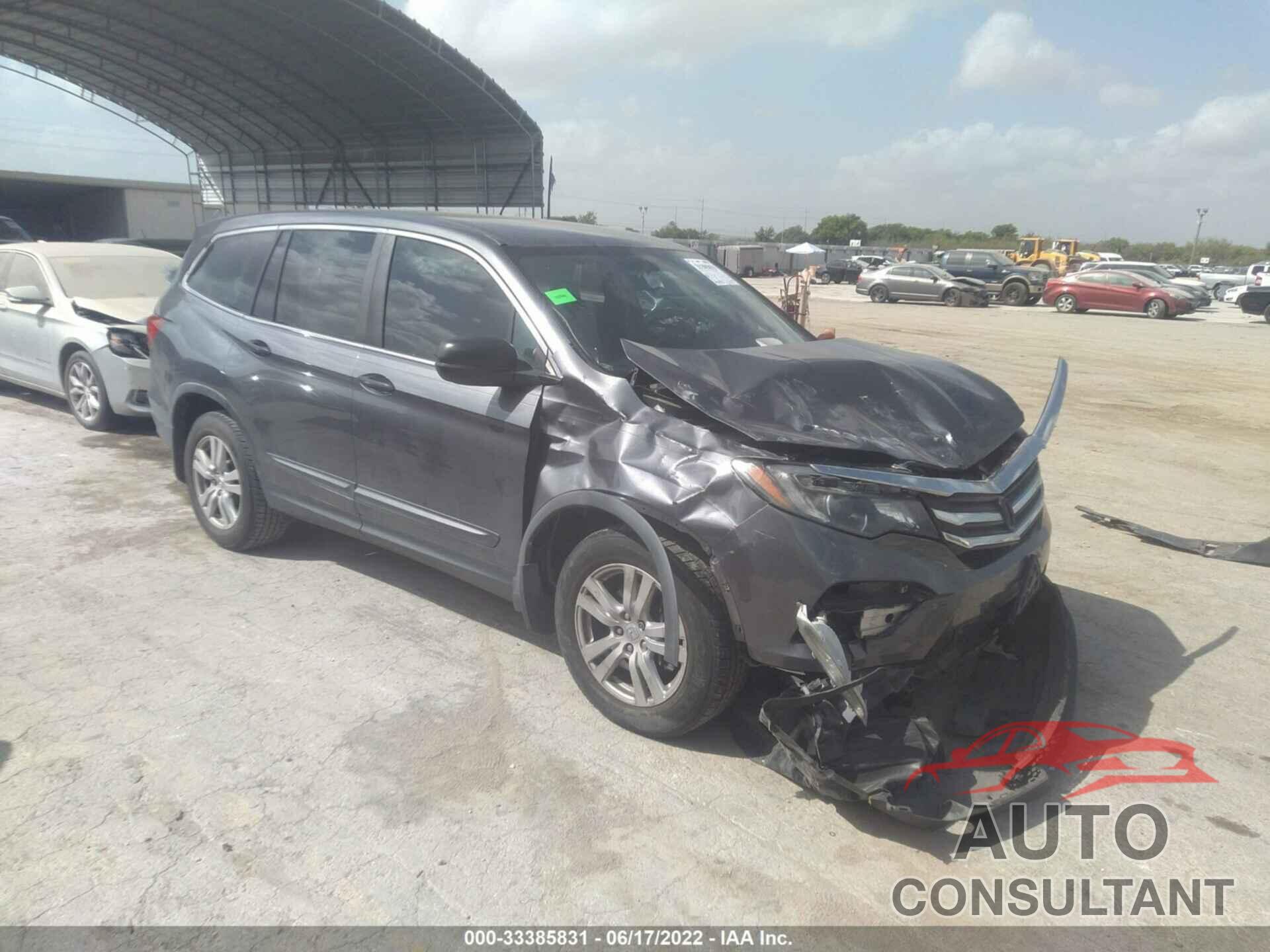 HONDA PILOT 2016 - 5FNYF5H14GB041044