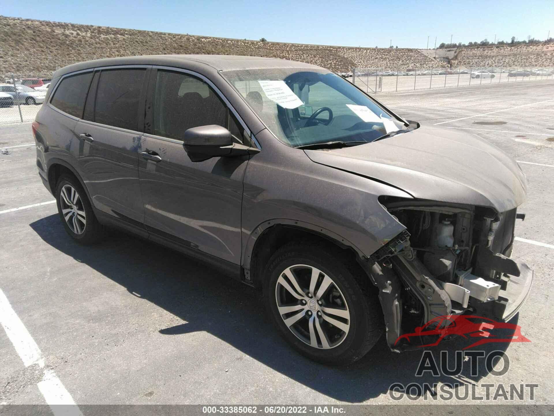 HONDA PILOT 2016 - 5FNYF5H7XGB007047