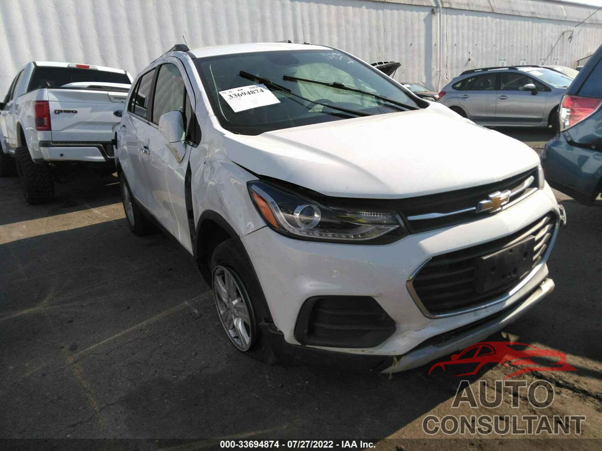 CHEVROLET TRAX 2017 - KL7CJPSB7HB138844