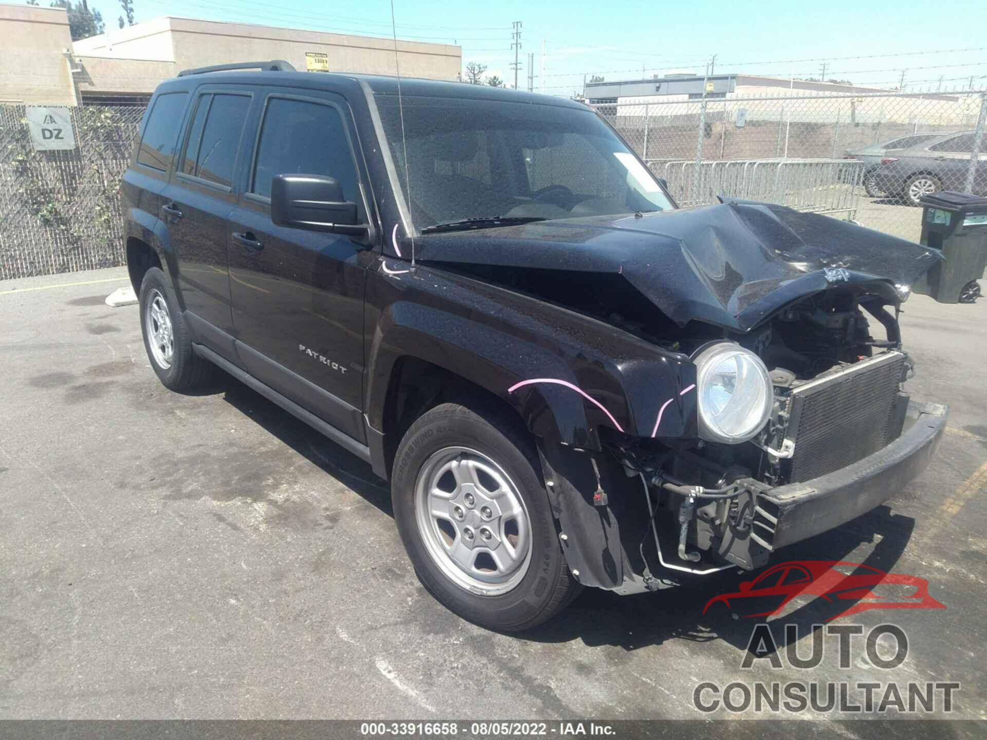 JEEP PATRIOT 2017 - 1C4NJPBA2HD150035