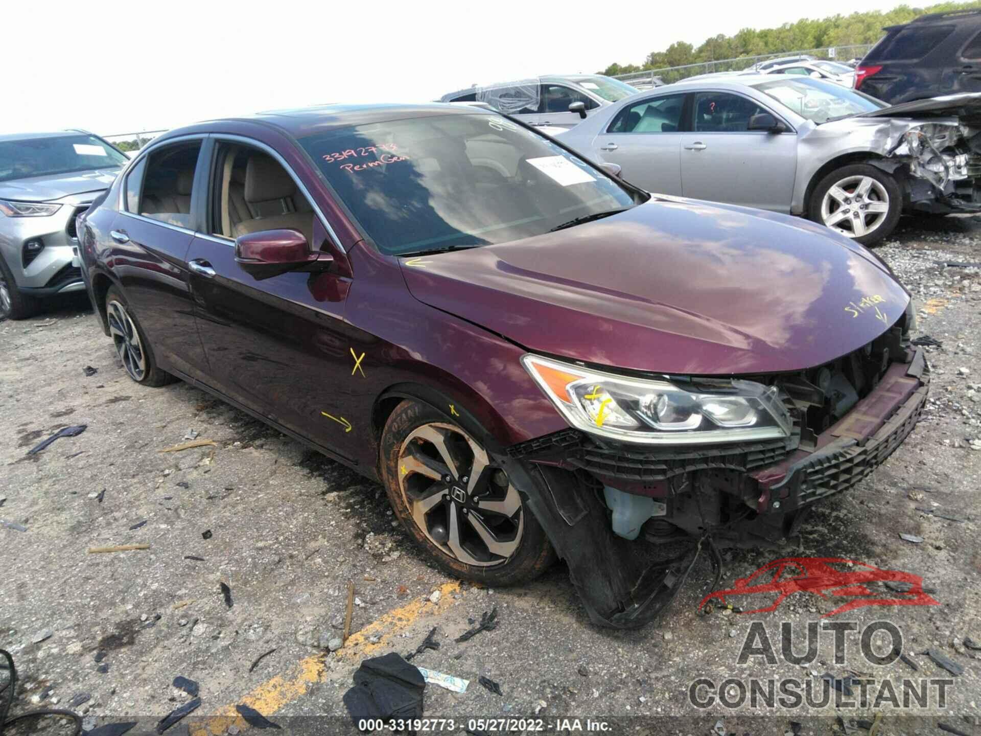 HONDA ACCORD SEDAN 2016 - 1HGCR2F83GA010393