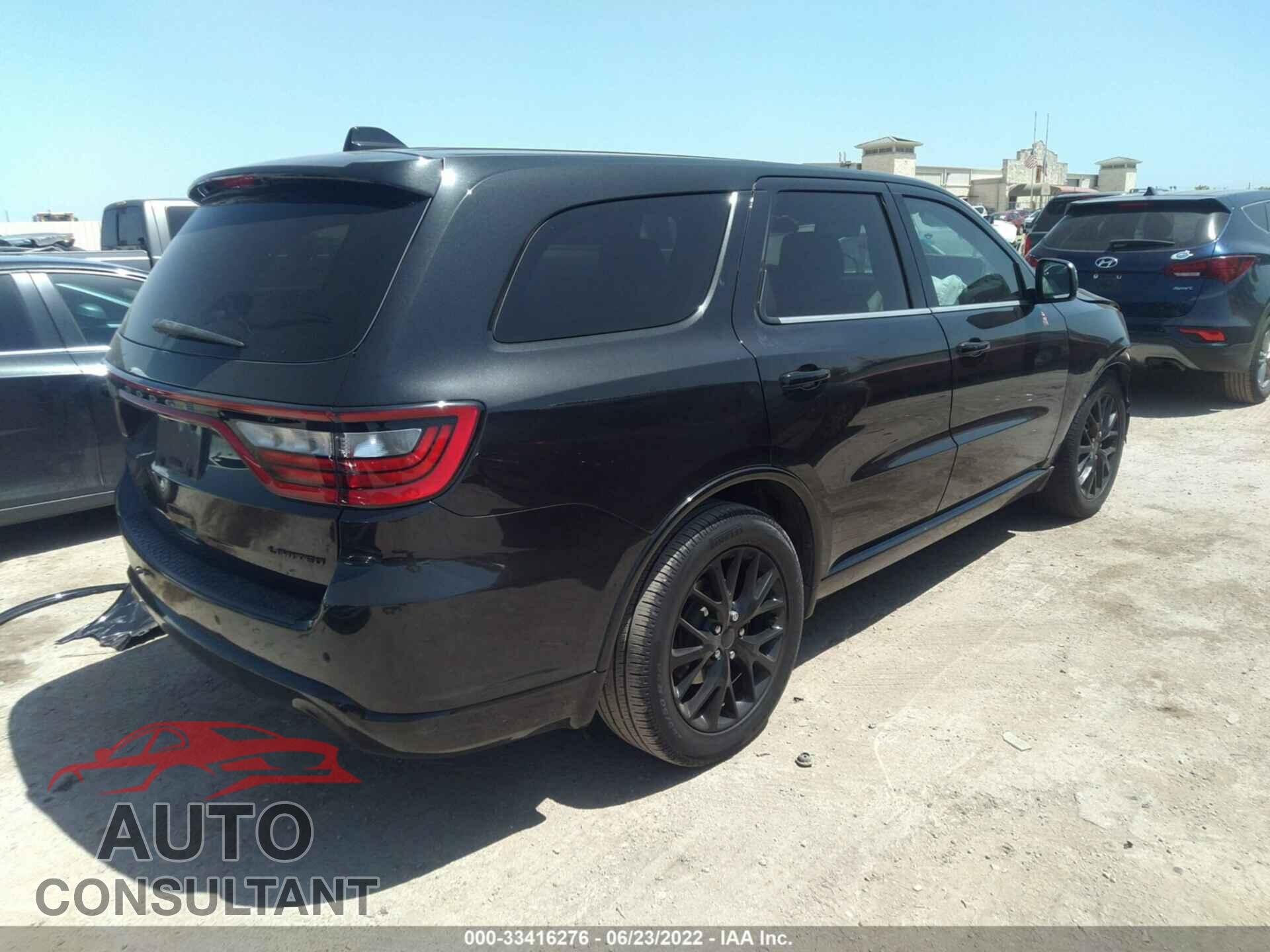 DODGE DURANGO 2016 - 1C4RDHDG6GC397630