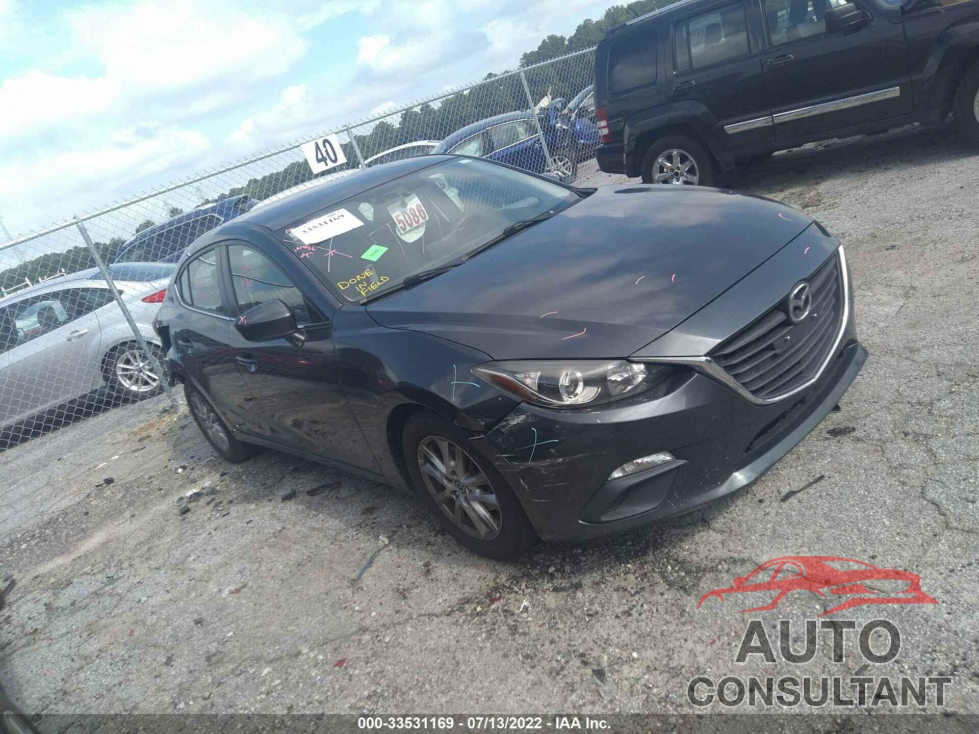 MAZDA MAZDA3 2016 - JM1BM1U73G1332660