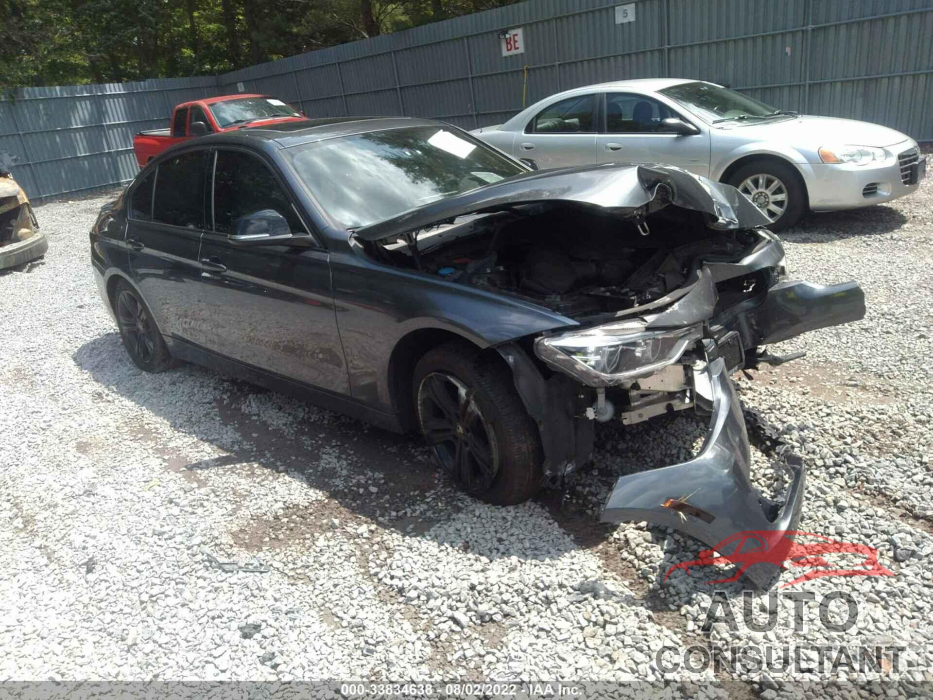 BMW 3 SERIES 2017 - WBA8D9G30HNU62307