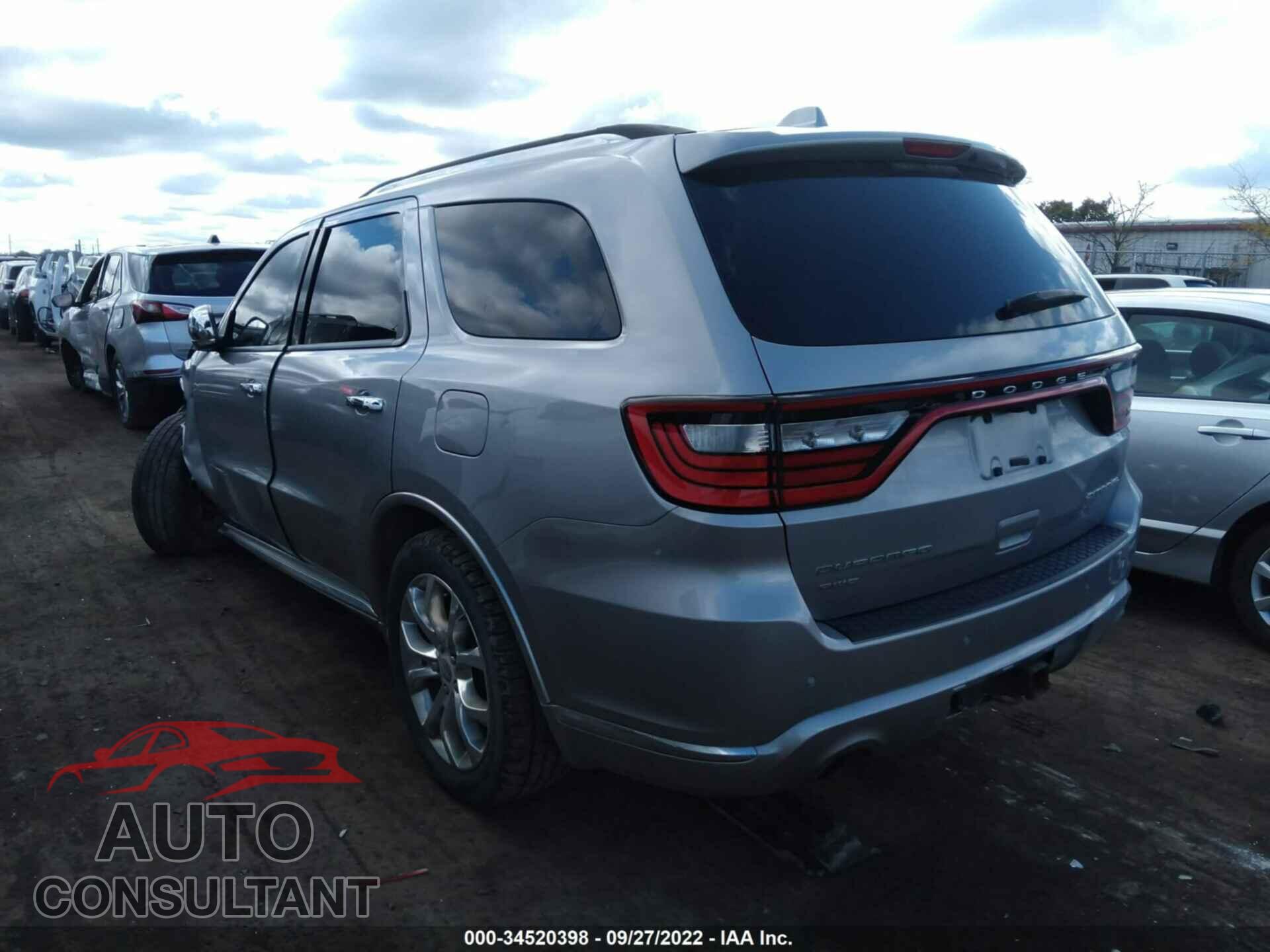 DODGE DURANGO 2016 - 1C4RDJEG9GC393335