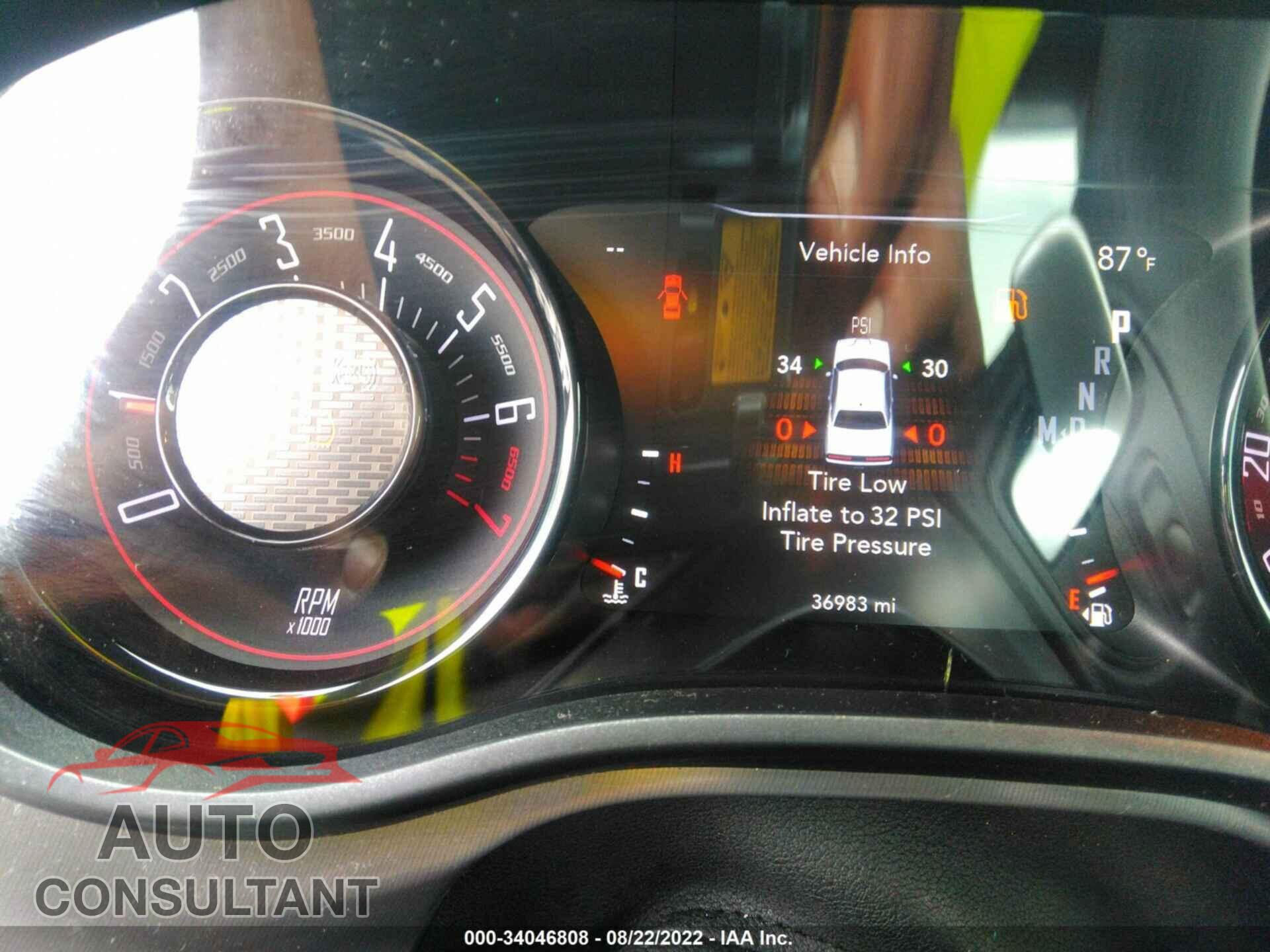 DODGE CHALLENGER 2019 - 2C3CDZJG6KH557550
