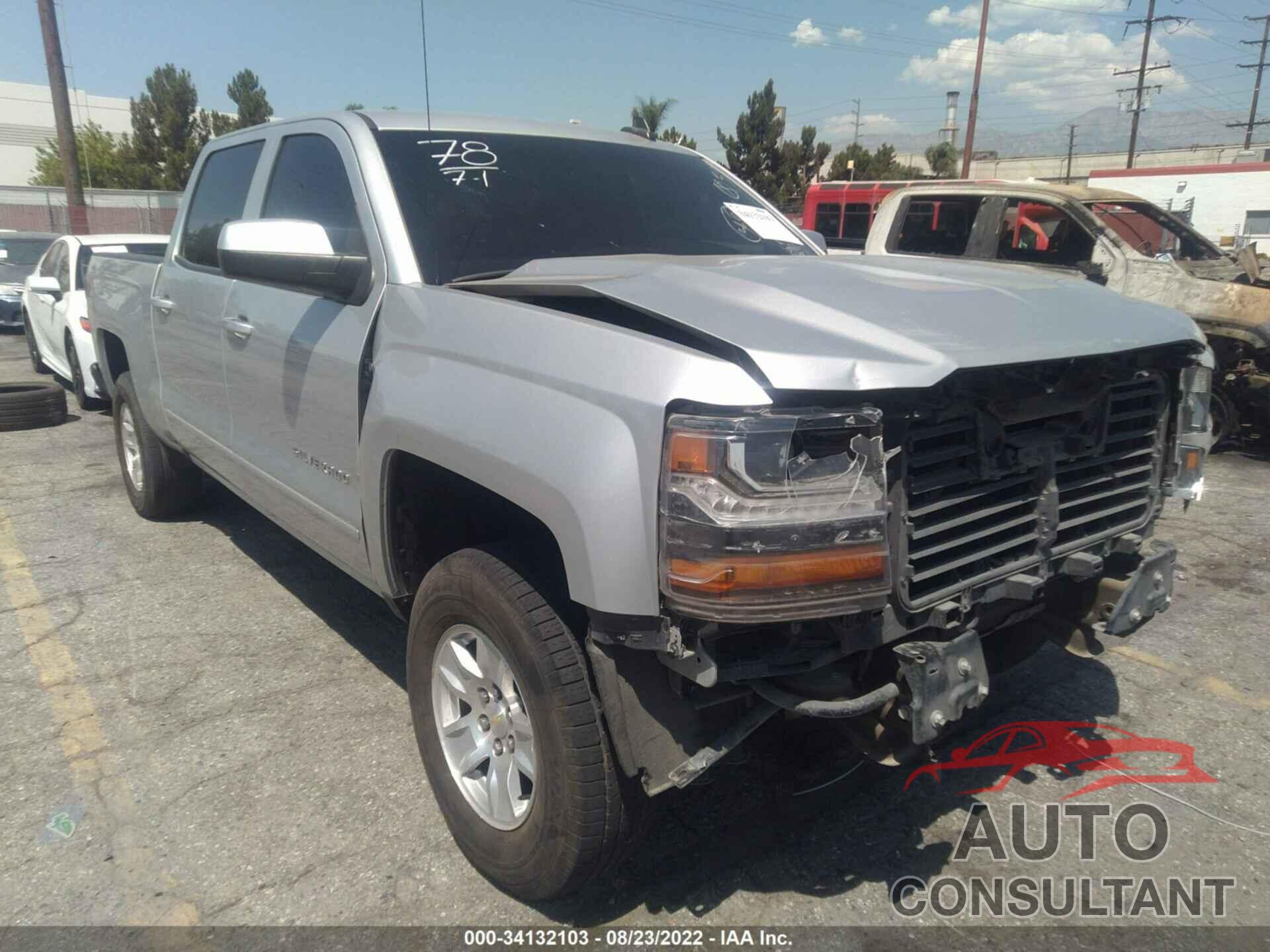 CHEVROLET SILVERADO 1500 2016 - 3GCUCRER3GG369672