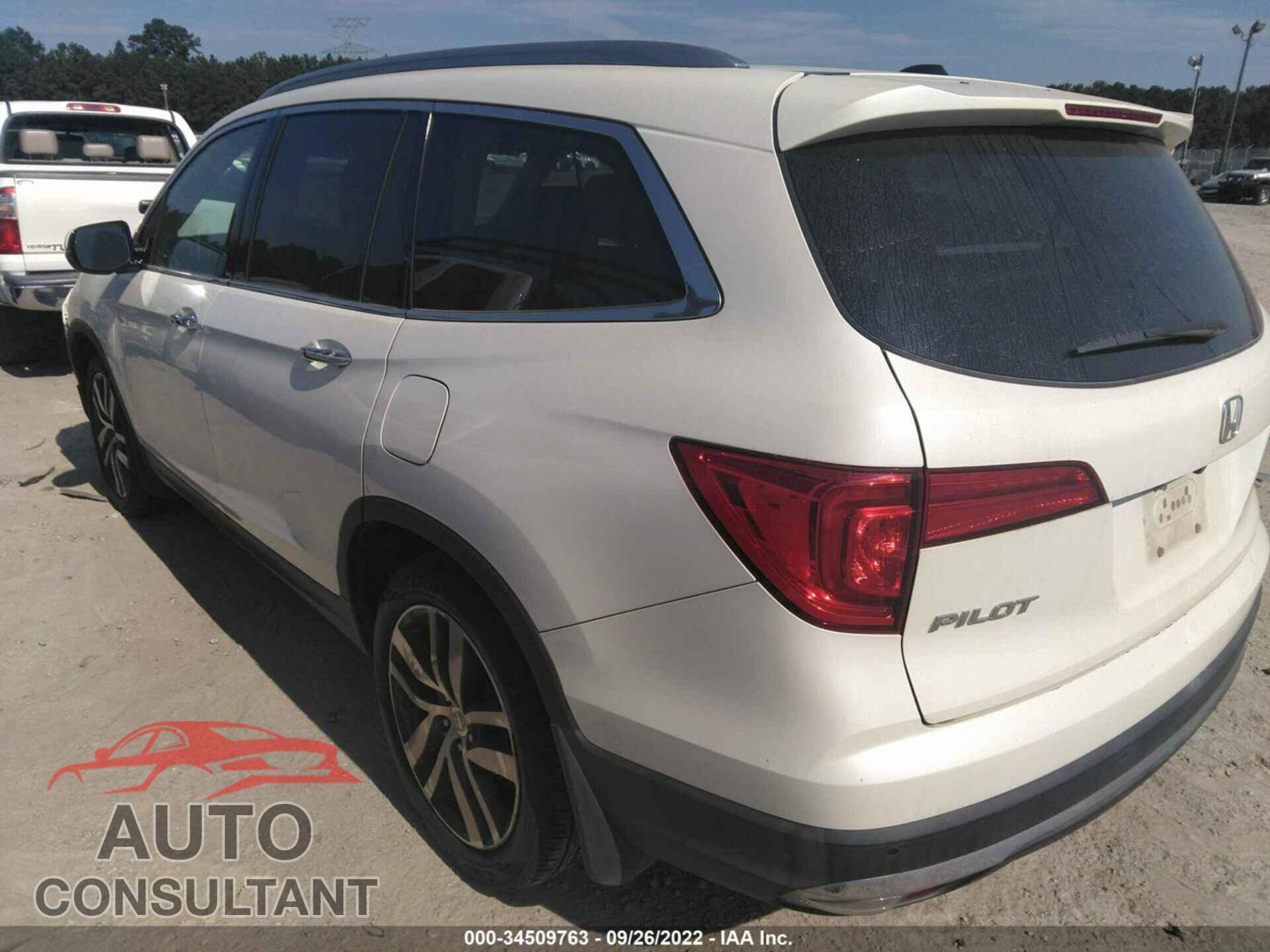HONDA PILOT 2016 - 5FNYF5H91GB016320