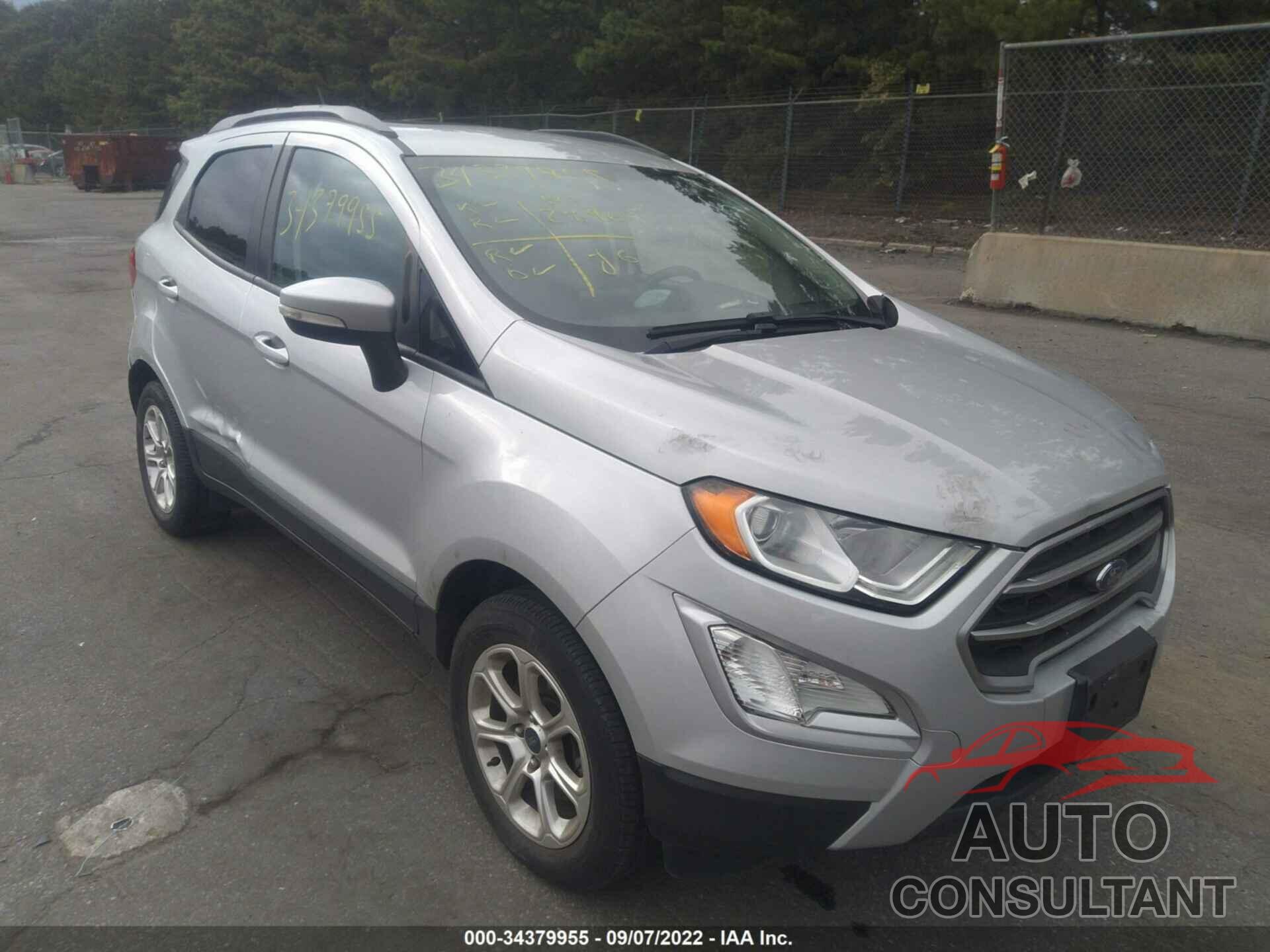 FORD ECOSPORT 2018 - MAJ3P1TE0JC164540