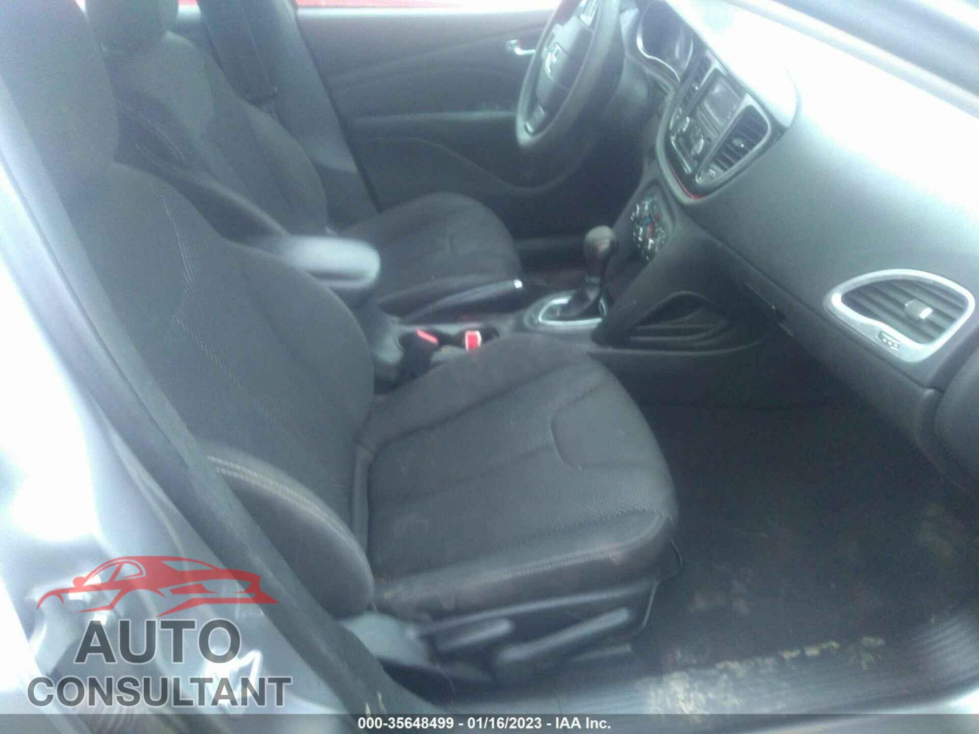 DODGE DART 2016 - 1C3CDFBB3GD609884