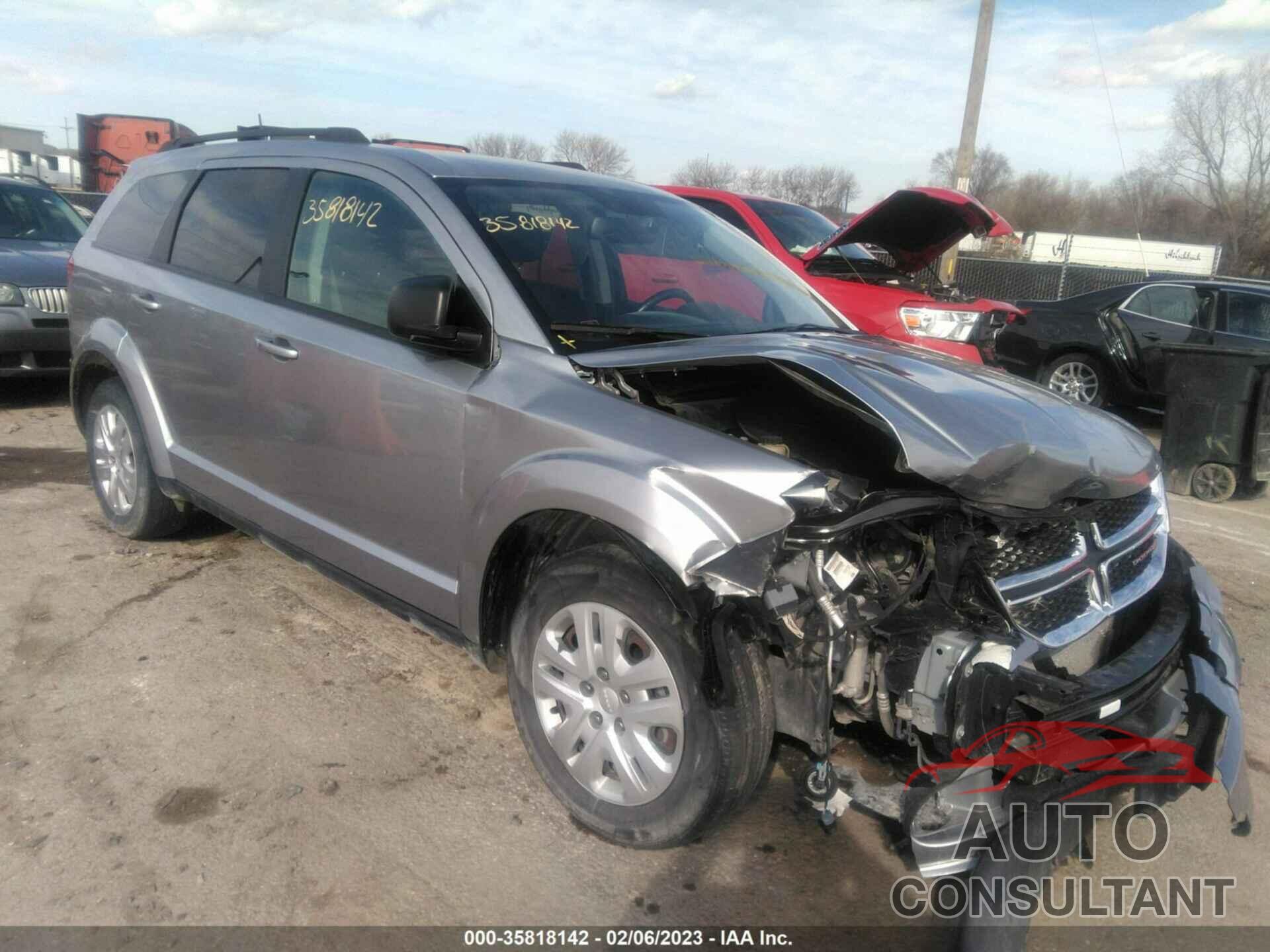 DODGE JOURNEY 2018 - 3C4PDCAB7JT496813