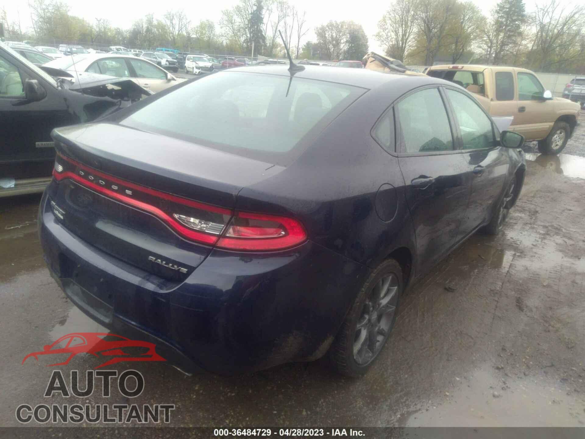DODGE DART 2015 - 1C3CDFBB2FD345135