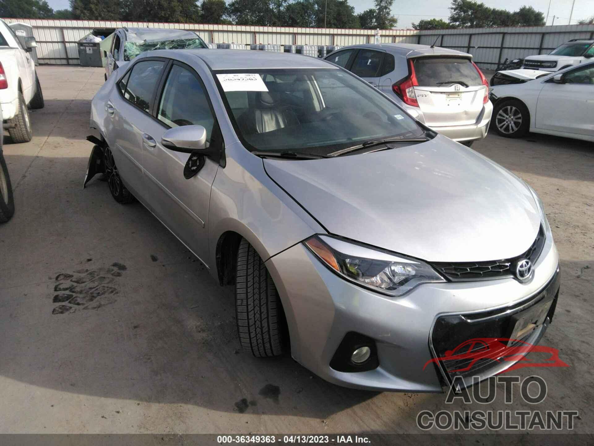 TOYOTA COROLLA 2015 - 5YFBURHE7FP287613