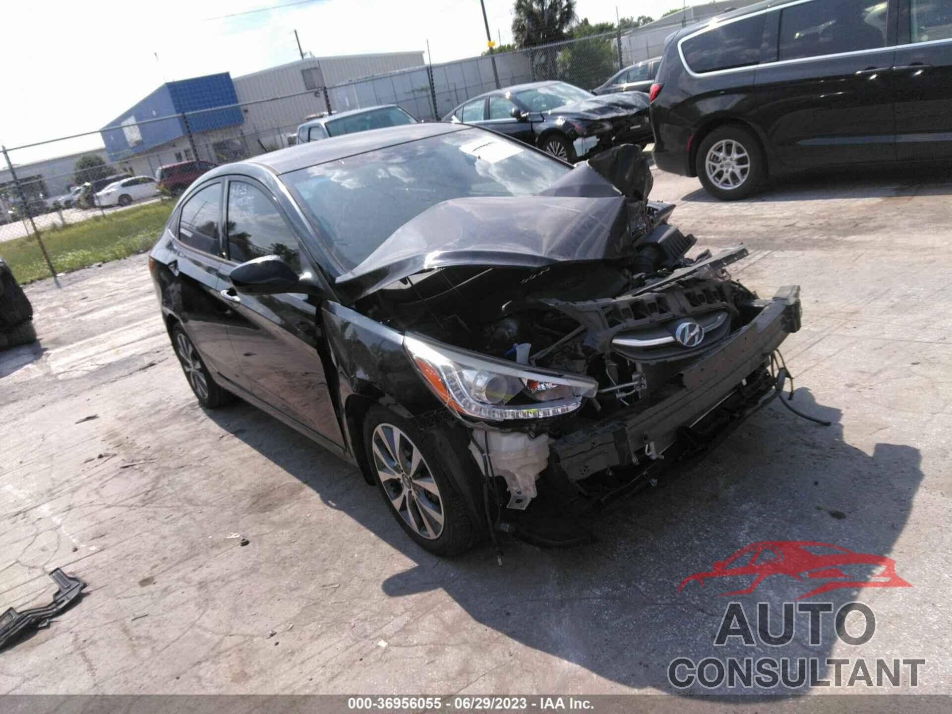 HYUNDAI ACCENT 2015 - KMHCU4AE1FU822855