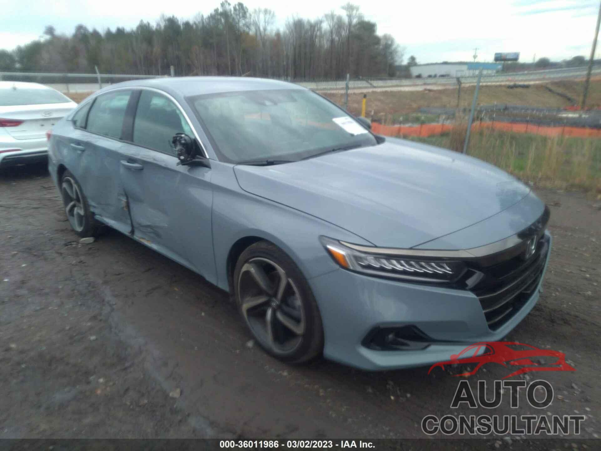 HONDA ACCORD SEDAN 2022 - 1HGCV1F33NA114146