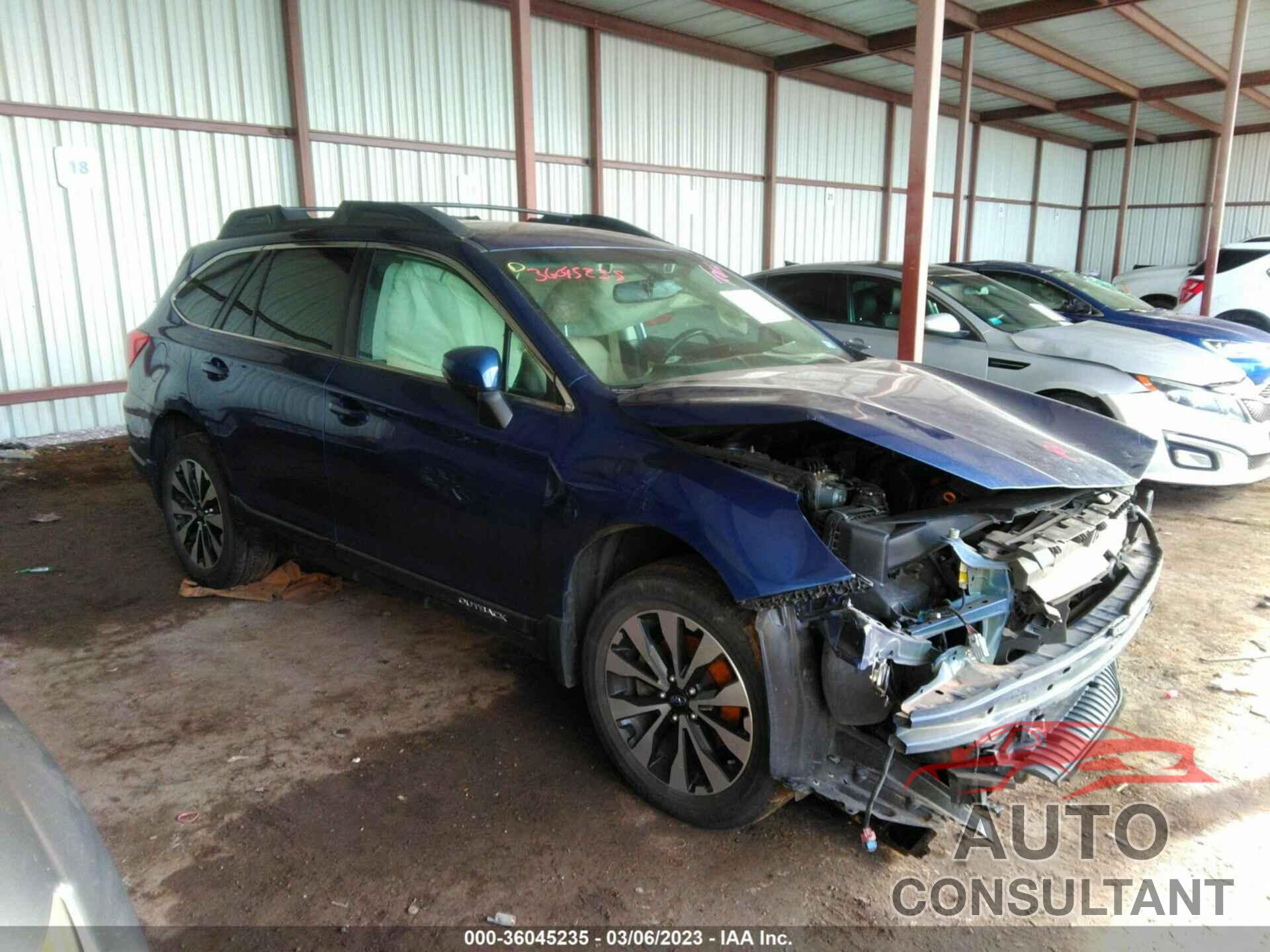 SUBARU OUTBACK 2016 - 4S4BSBNC7G3272146
