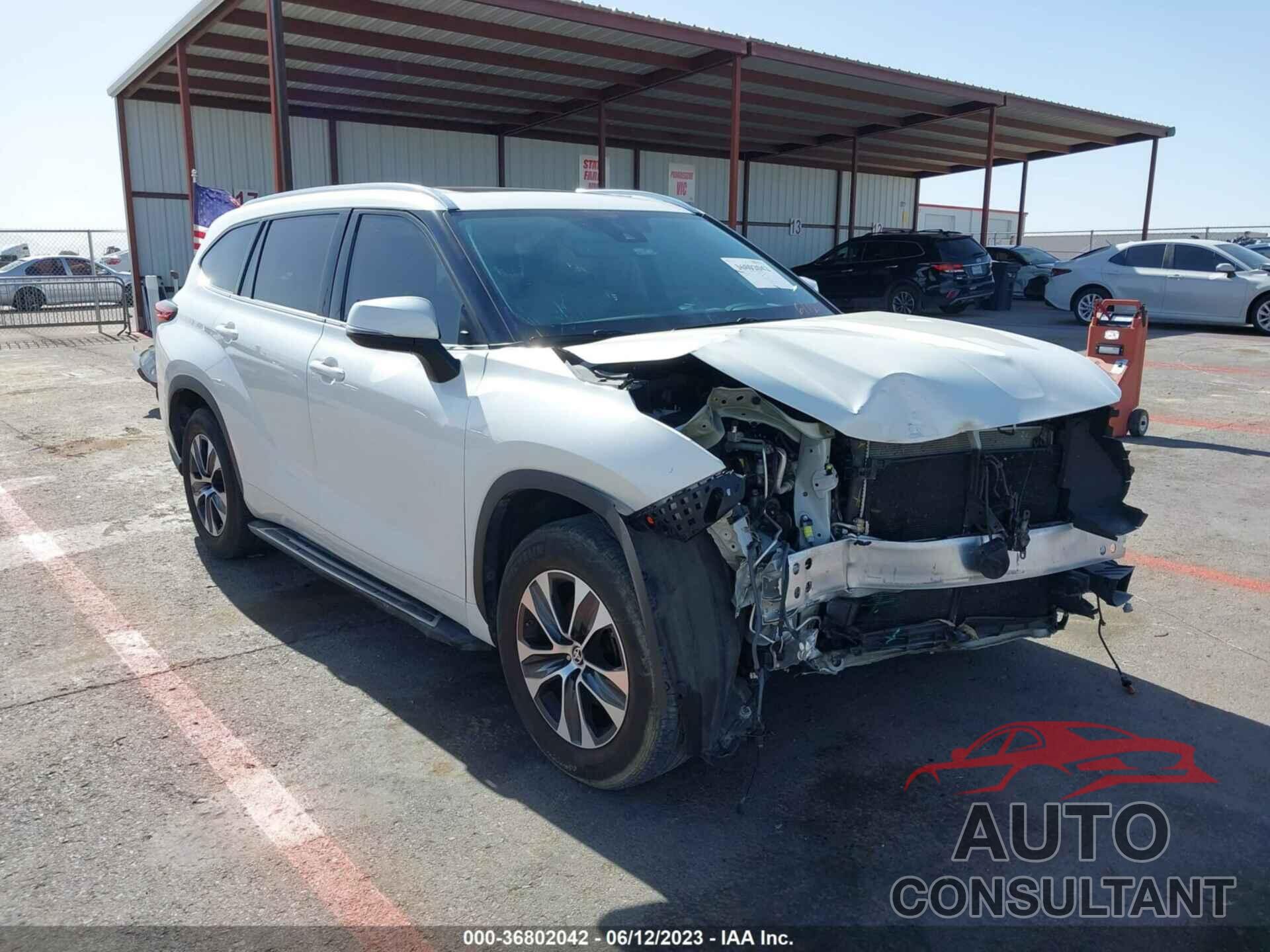 TOYOTA HIGHLANDER 2020 - 5TDGZRAH5LS502694