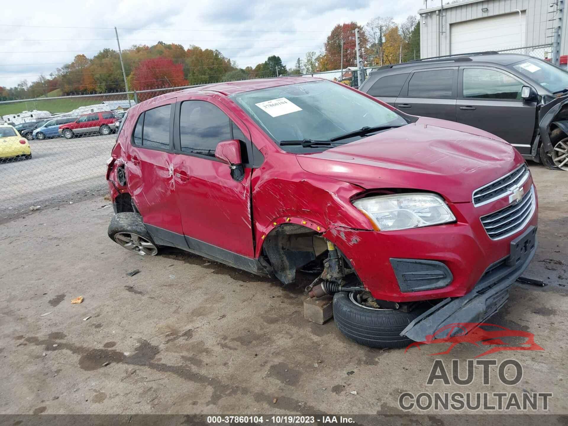 CHEVROLET TRAX 2015 - KL7CJPSB5FB110148