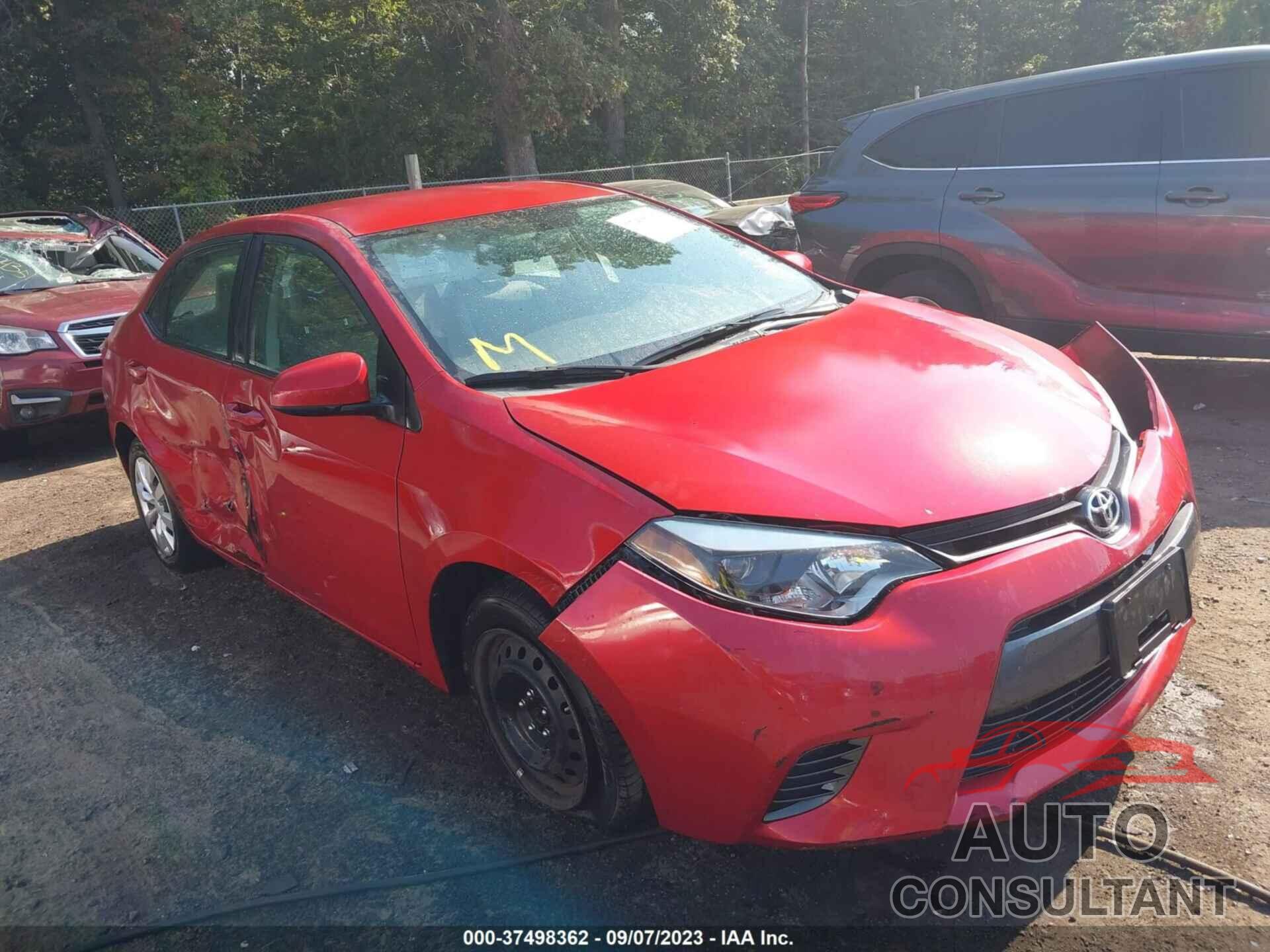 TOYOTA COROLLA 2016 - 2T1BURHE1GC728427