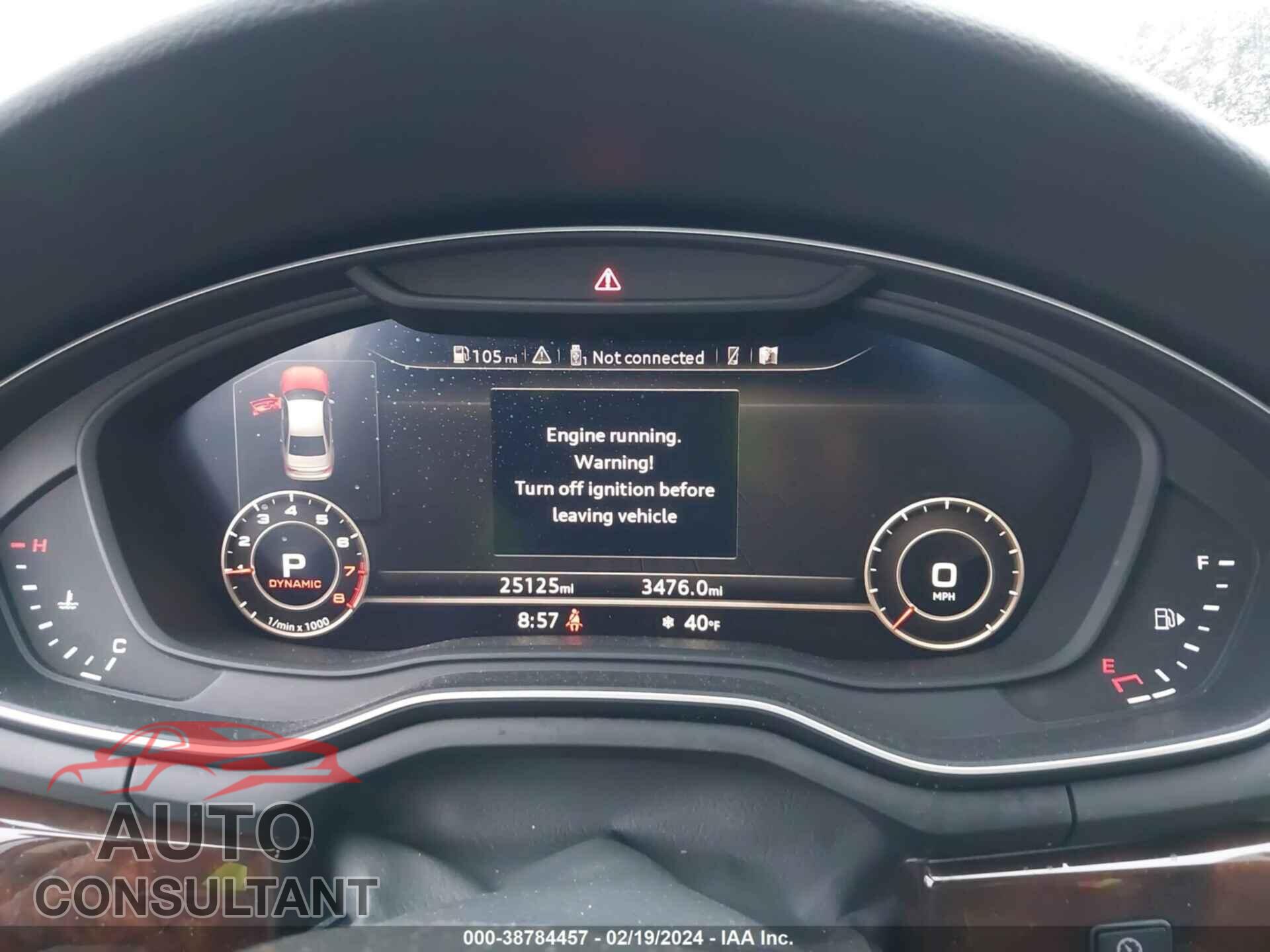 AUDI A4 2017 - WAUENAF44HN014504