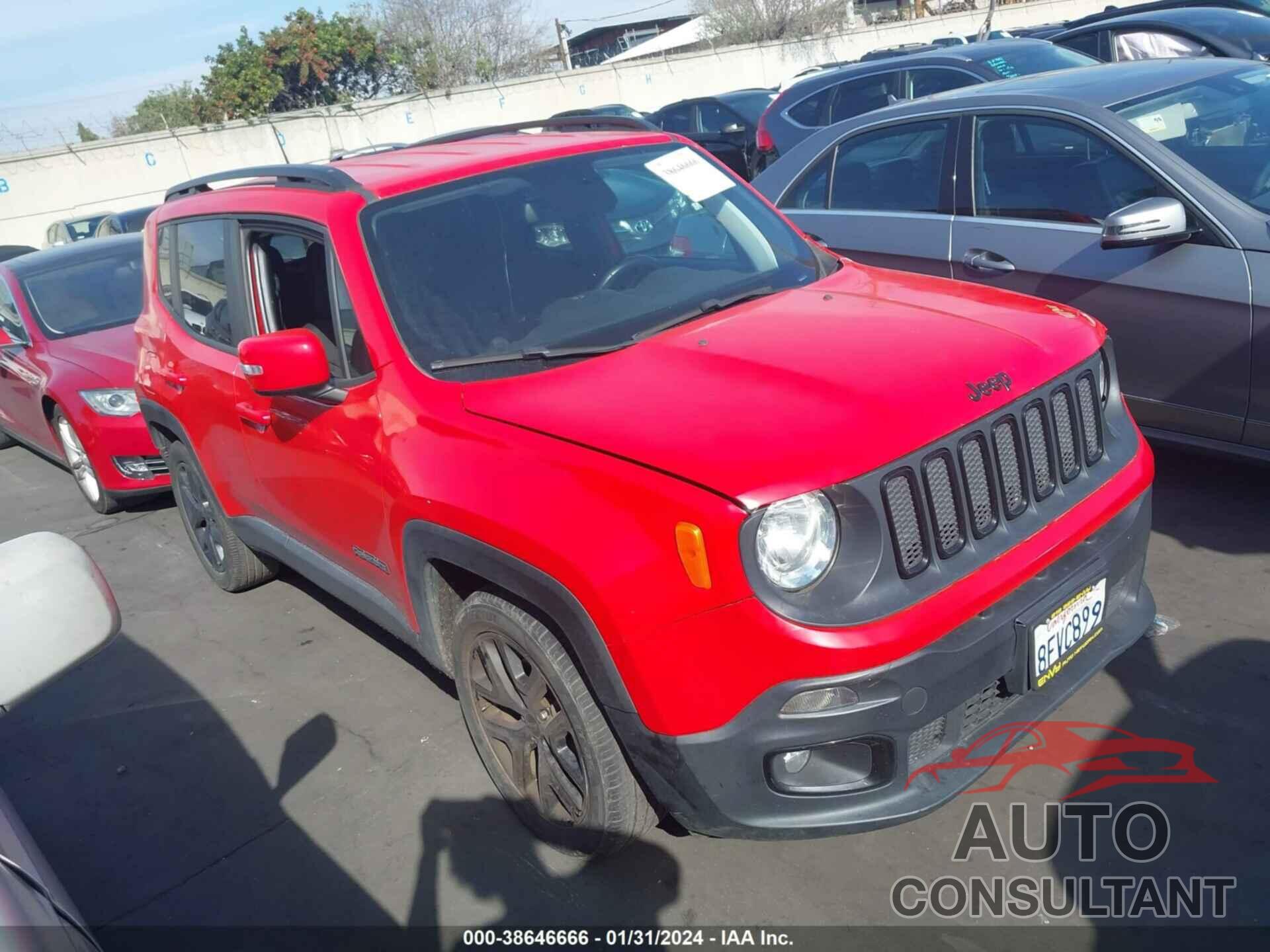 JEEP RENEGADE 2018 - ZACCJABB8JPH81165