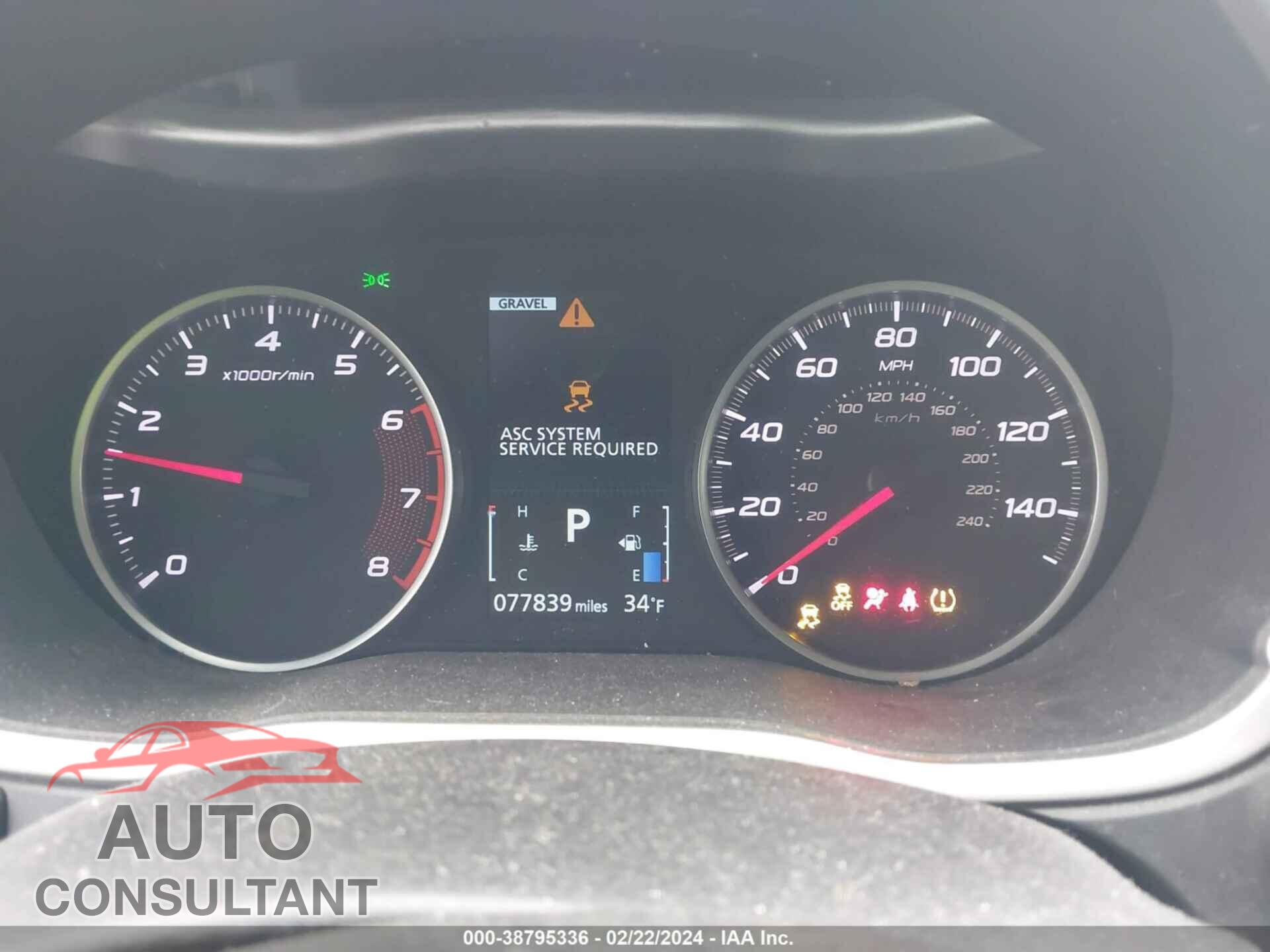 MITSUBISHI ECLIPSE CROSS 2018 - JA4AT4AA2JZ042834