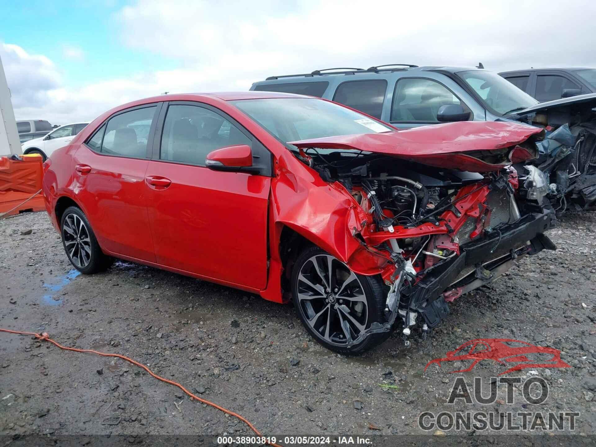 TOYOTA COROLLA 2017 - 2T1BURHE7HC861341