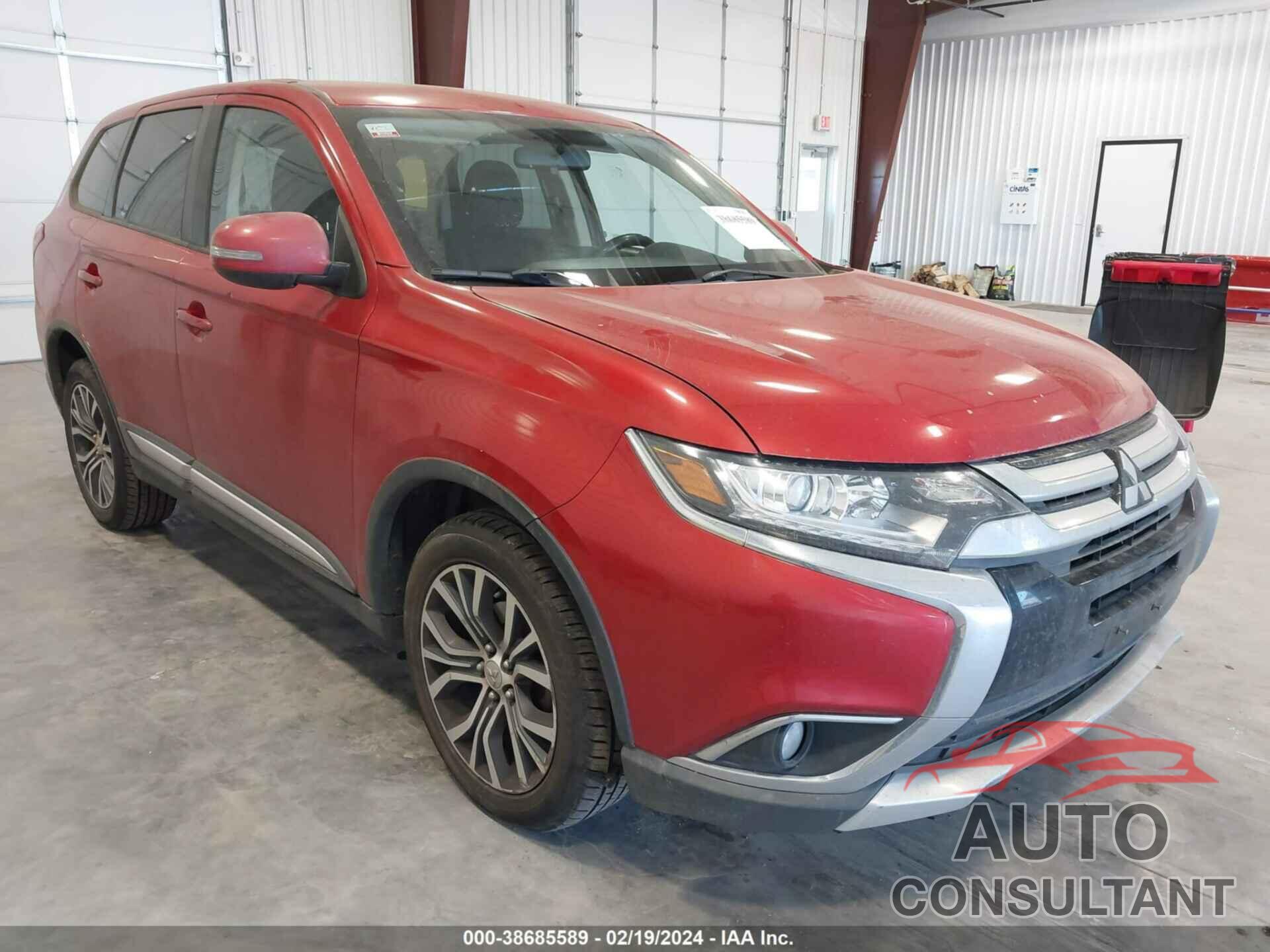 MITSUBISHI OUTLANDER 2018 - JA4AZ3A36JZ037792