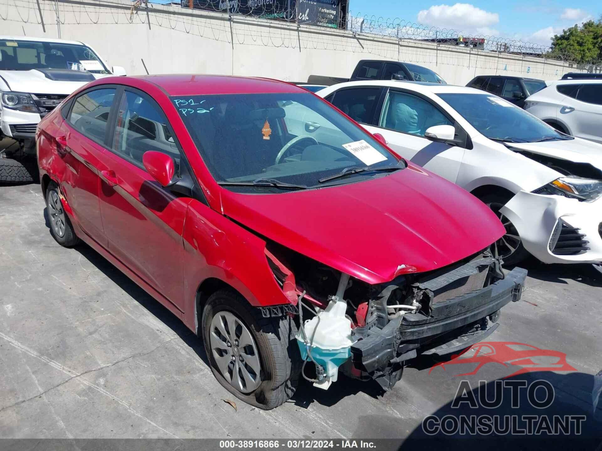 HYUNDAI ACCENT 2017 - KMHCT4AE1HU312320