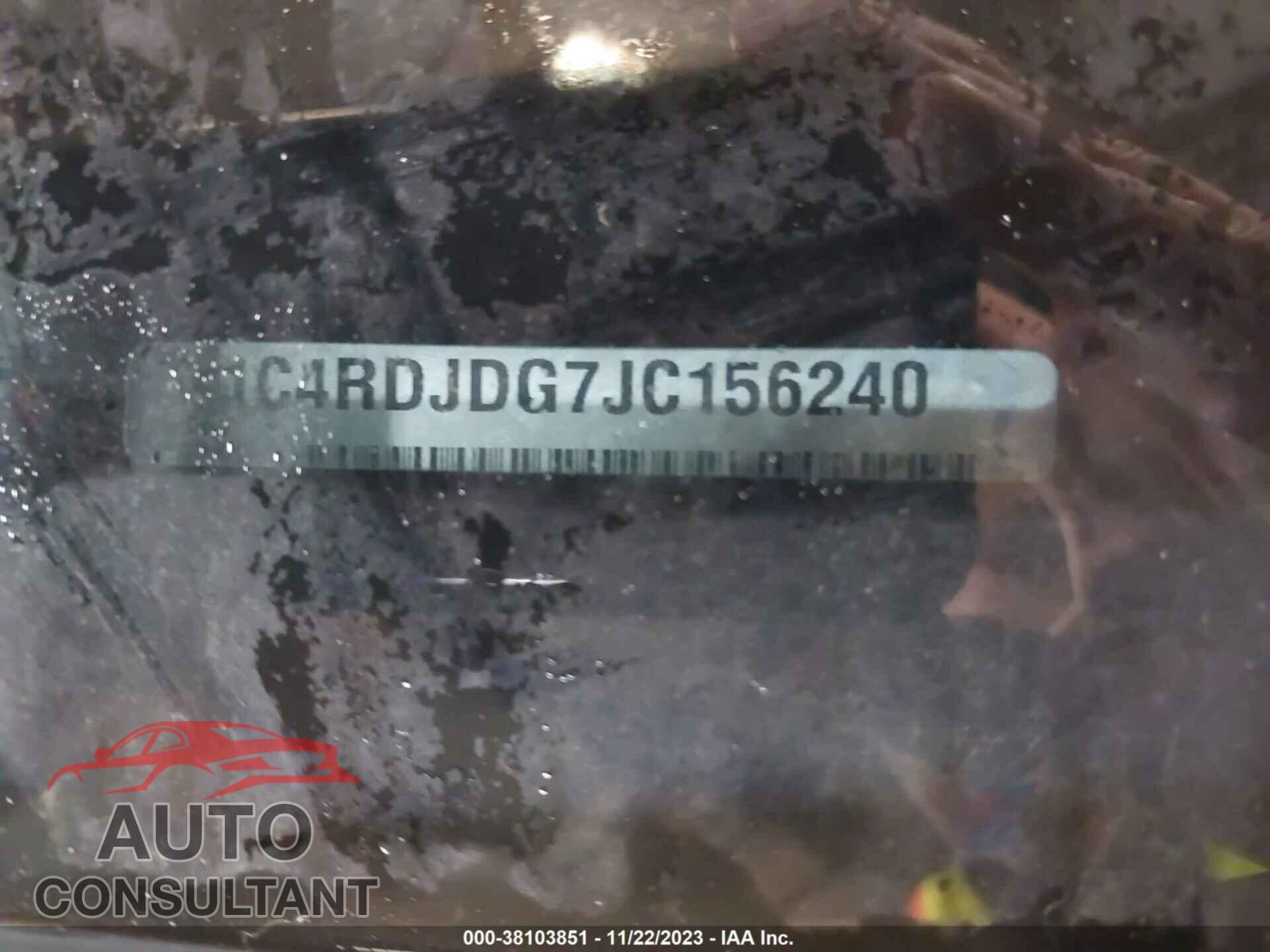 DODGE DURANGO 2018 - 1C4RDJDG7JC156240