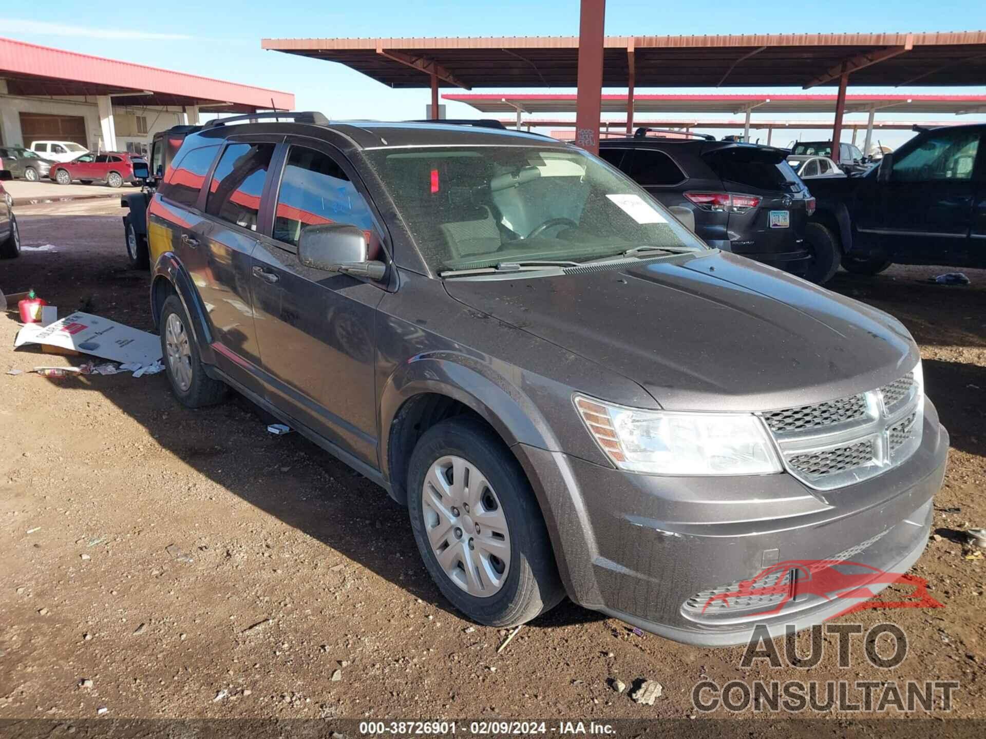 DODGE JOURNEY 2016 - 3C4PDCAB9GT219265