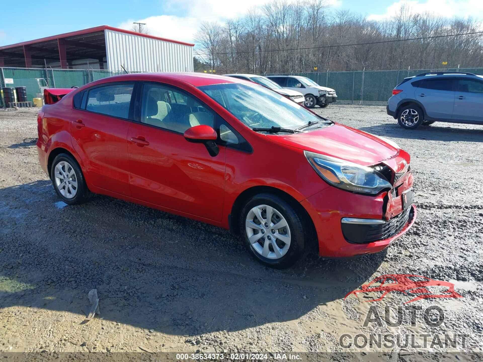 KIA RIO 2017 - KNADM4A39H6051315