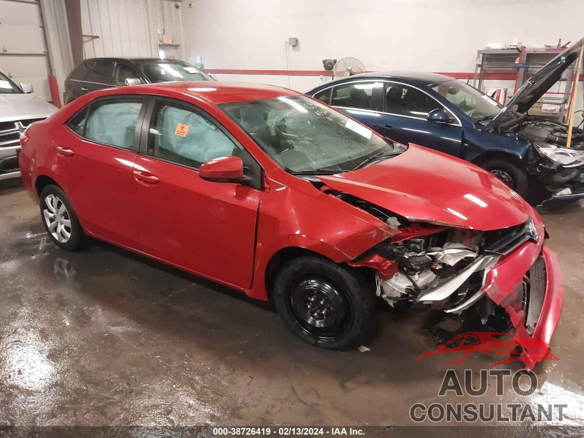 TOYOTA COROLLA 2016 - 5YFBURHE1GP539373