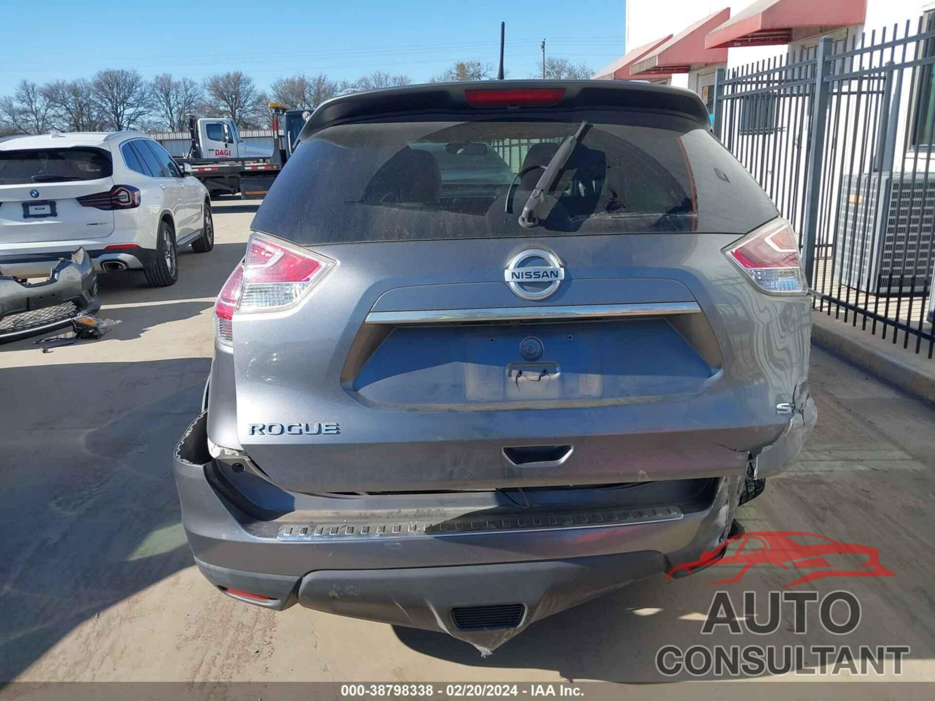 NISSAN ROGUE 2016 - KNMAT2MT7GP736446