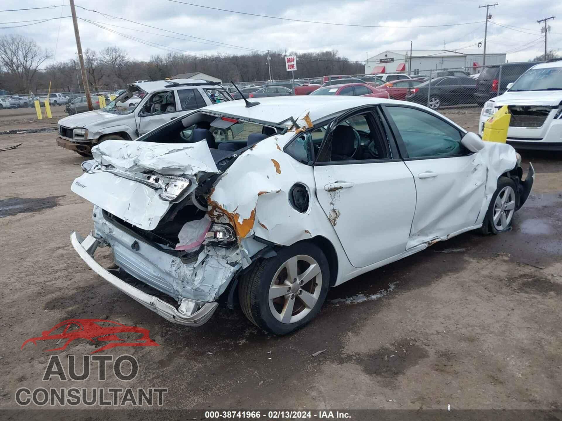 DODGE DART 2016 - 1C3CDFBB6GD517054