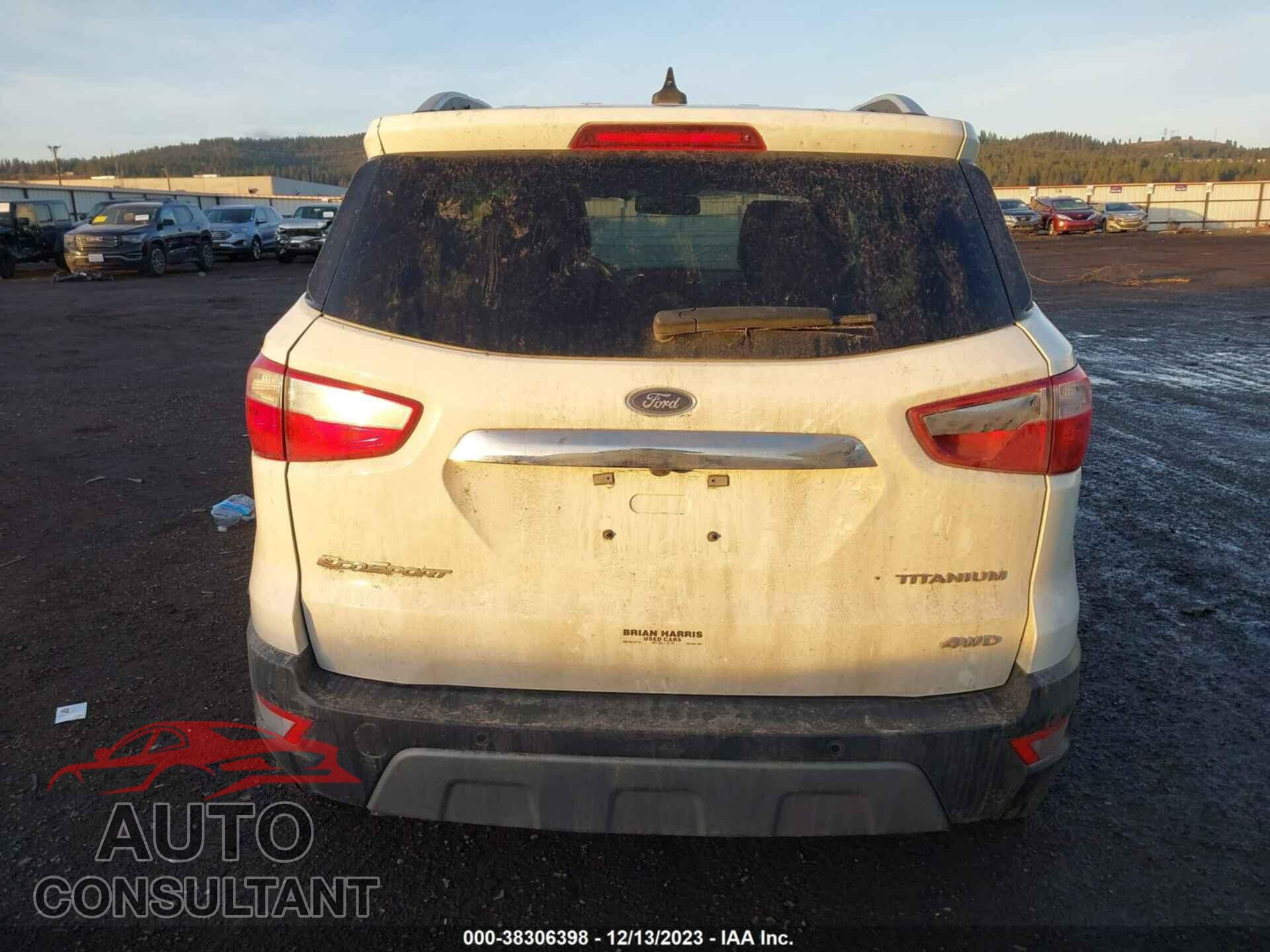 FORD ECOSPORT 2020 - MAJ6S3KL5LC351606
