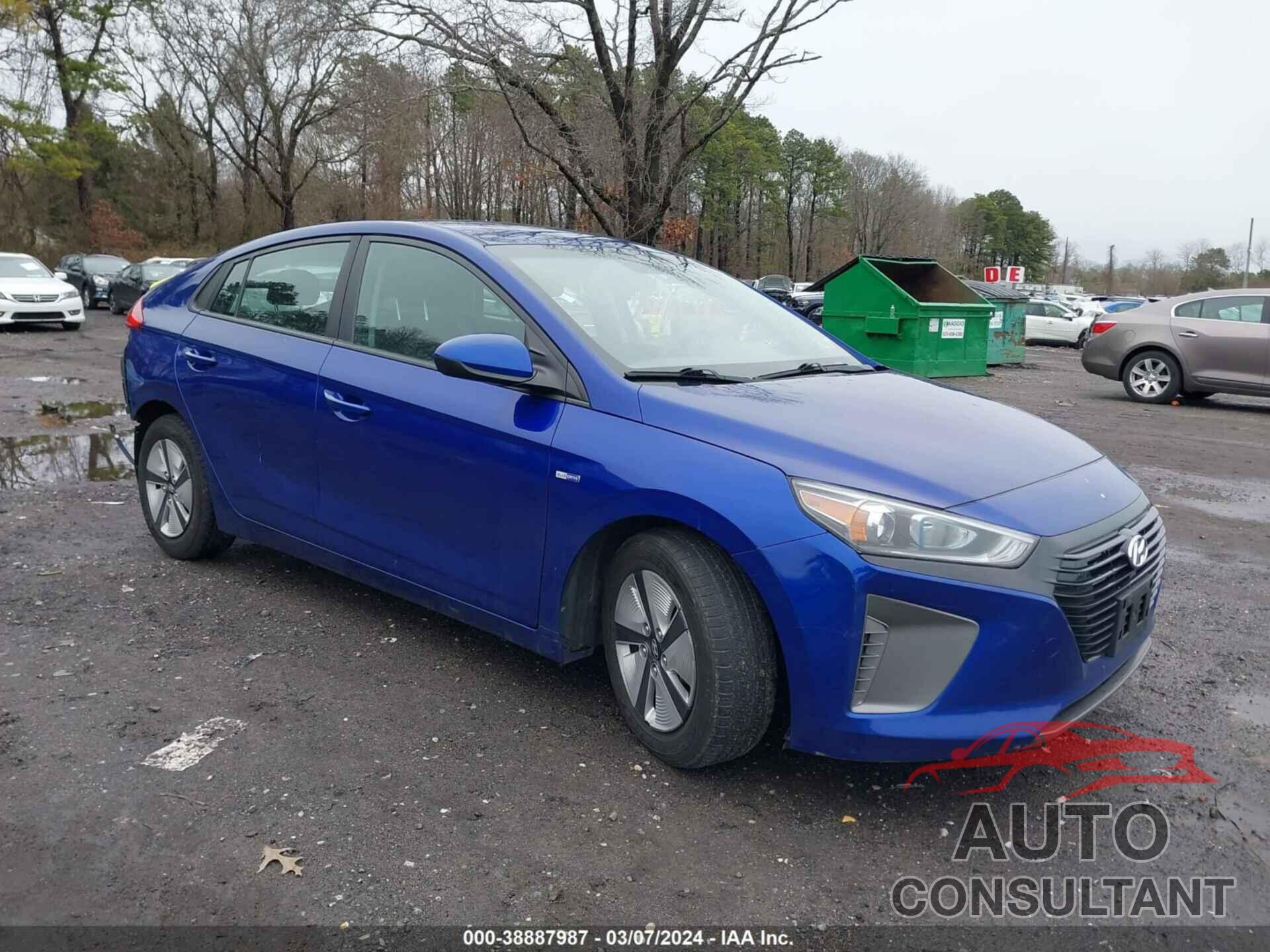 HYUNDAI IONIQ HYBRID 2019 - KMHC65LC4KU179598