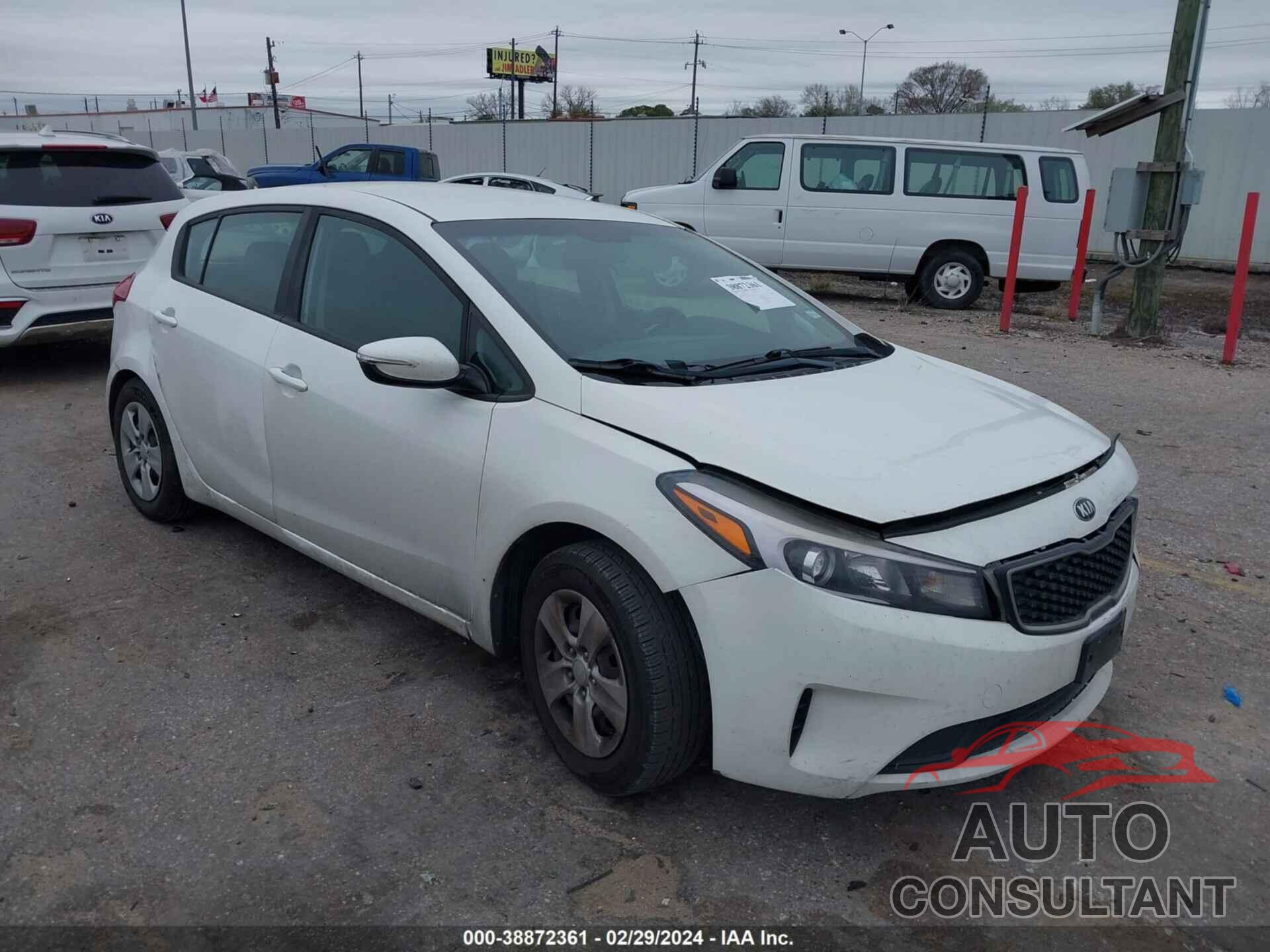 KIA FORTE 2017 - KNAFK5A84H5721679