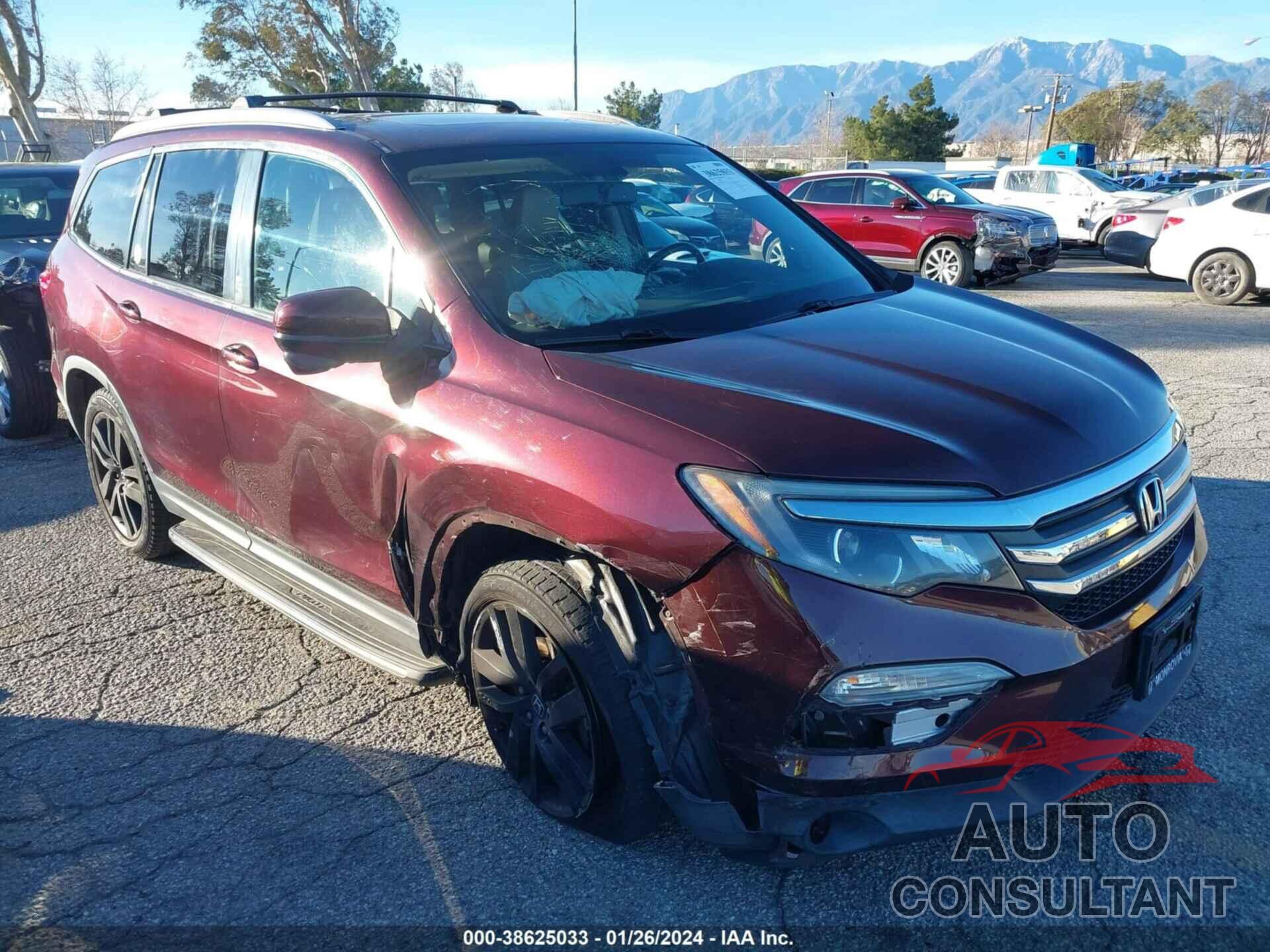 HONDA PILOT 2016 - 5FNYF6H84GB100824