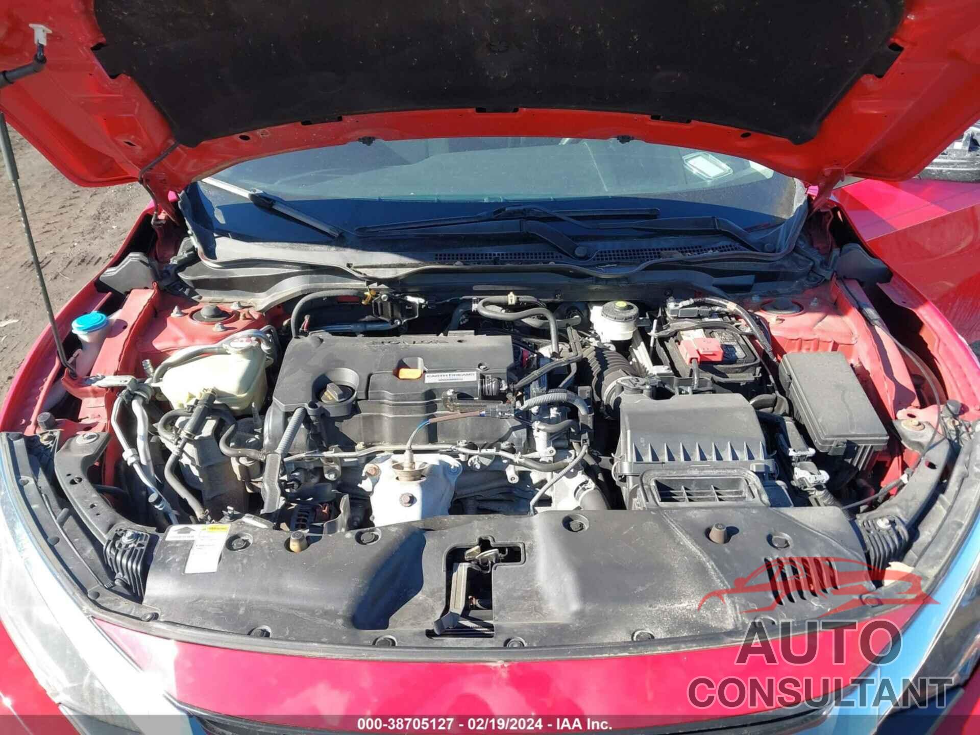 HONDA CIVIC 2016 - 2HGFC2F7XGH502507