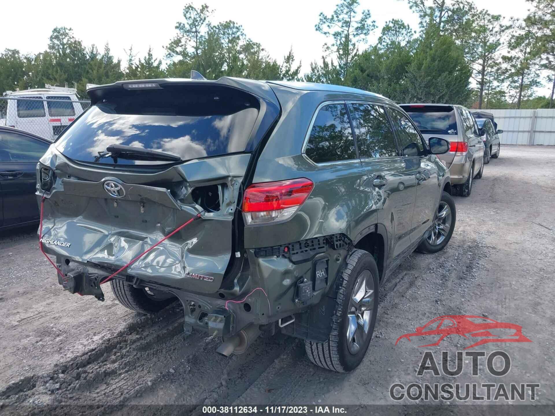 TOYOTA HIGHLANDER 2019 - 5TDYZRFH6KS307814