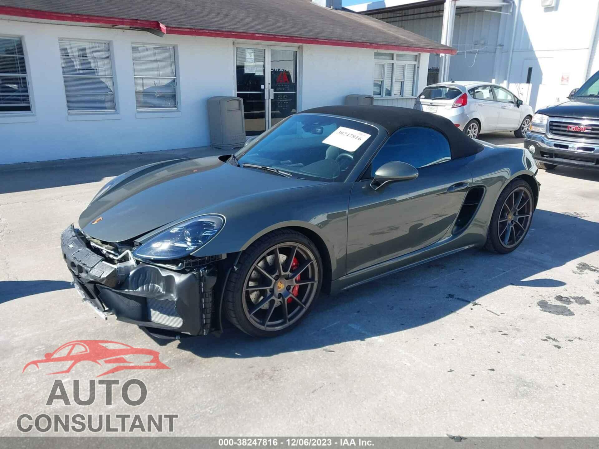 PORSCHE BOXSTER 2022 - WP0CD2A86NS228789