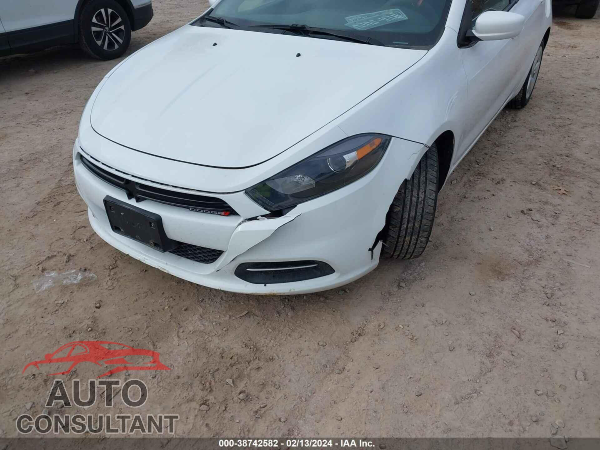 DODGE DART 2016 - 1C3CDFBBXGD531068