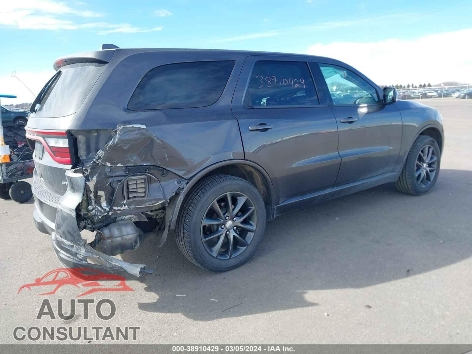 DODGE DURANGO 2017 - 1C4RDJDGXHC860586