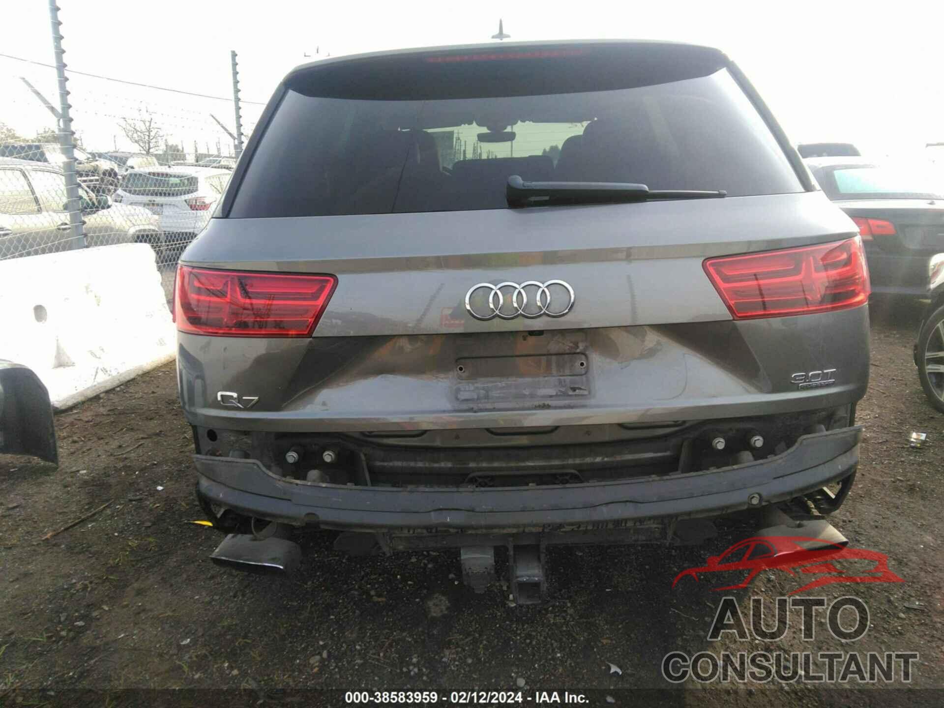 AUDI Q7 2017 - WA1VABF73HD044527