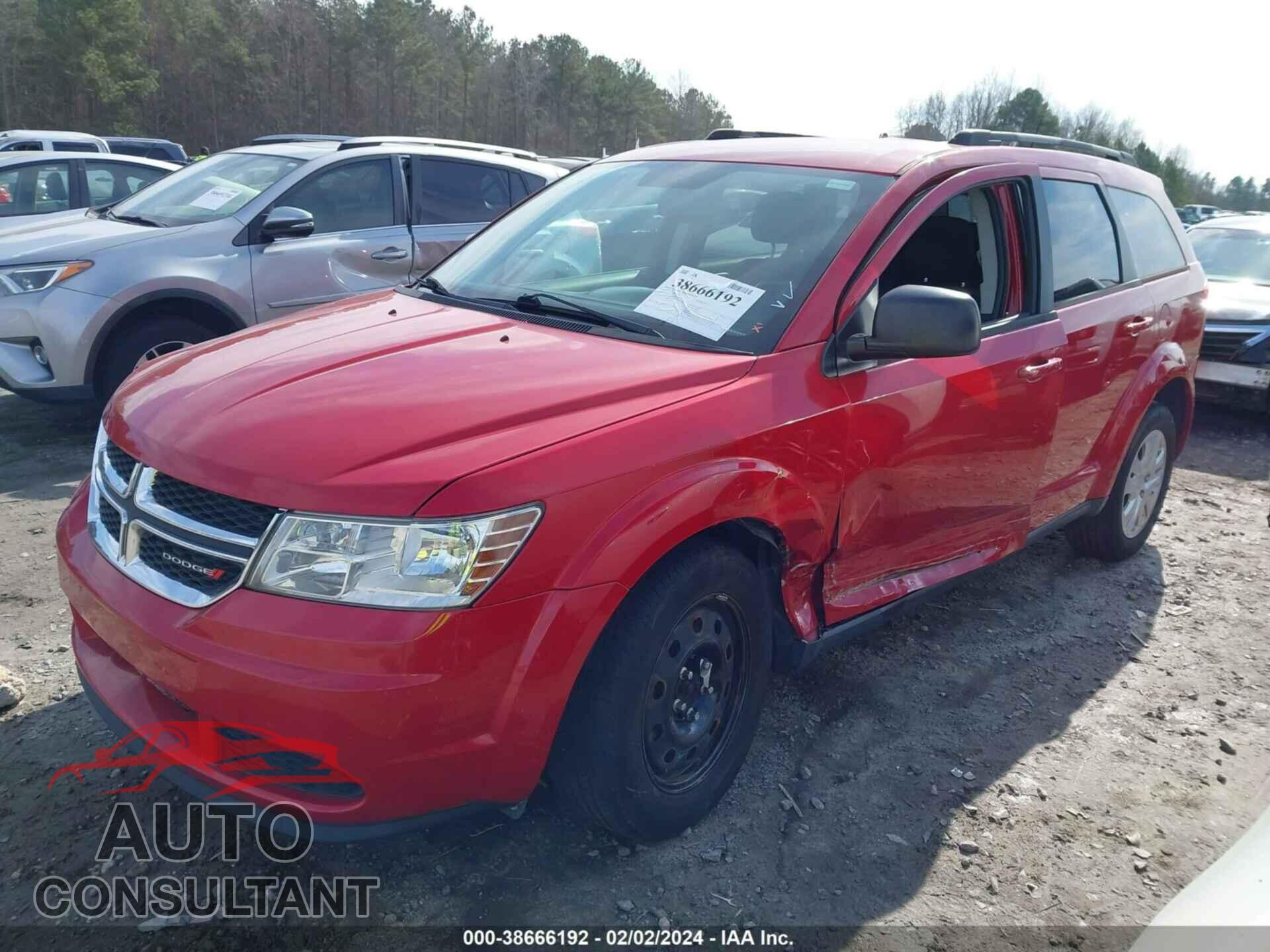 DODGE JOURNEY 2017 - 3C4PDCAB8HT677090