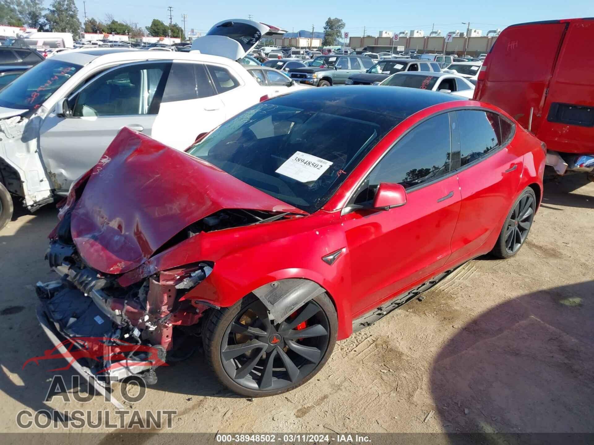 TESLA MODEL 3 2019 - 5YJ3E1EBXKF392990